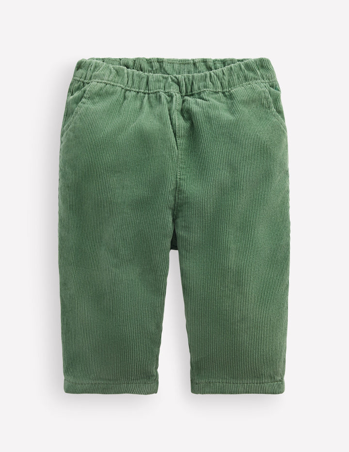 Cotton Cord Trousers-Green