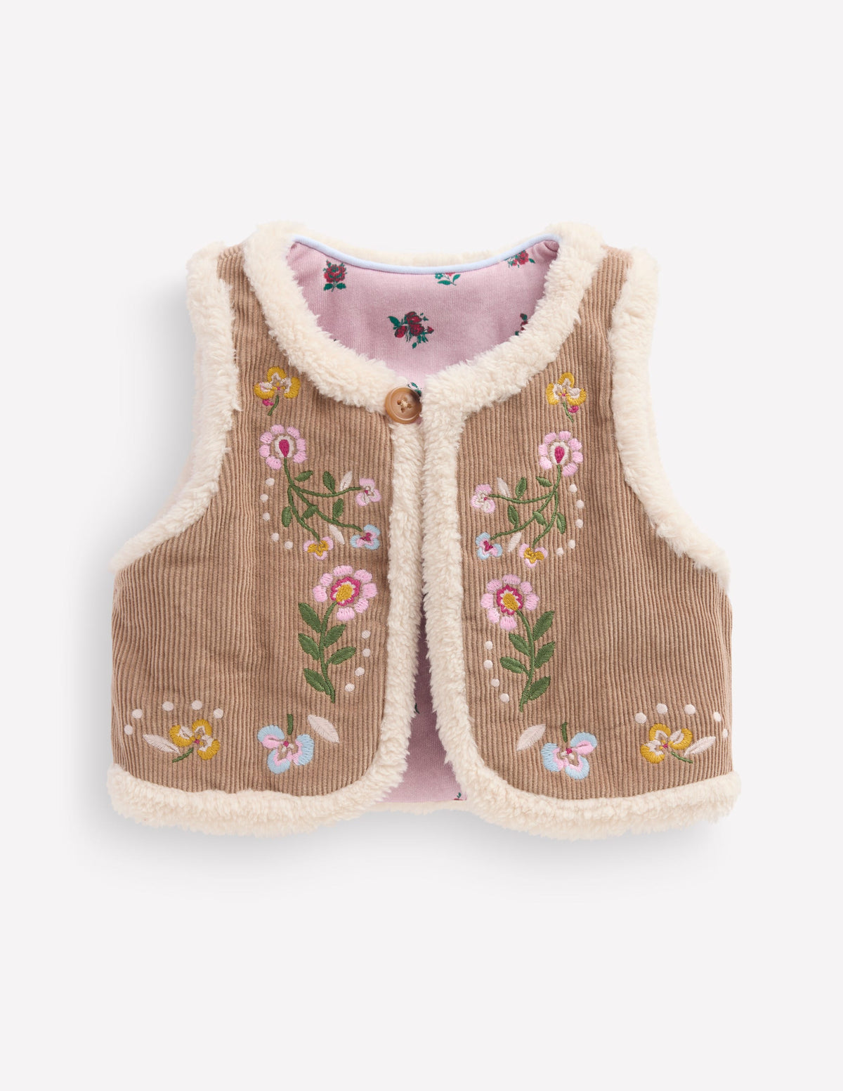 Embroidered Borg Gilet-Neutral Embroidery-6