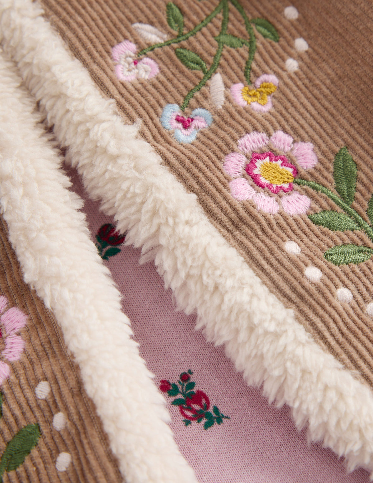 Embroidered Borg Gilet-Neutral Embroidery - Image 8