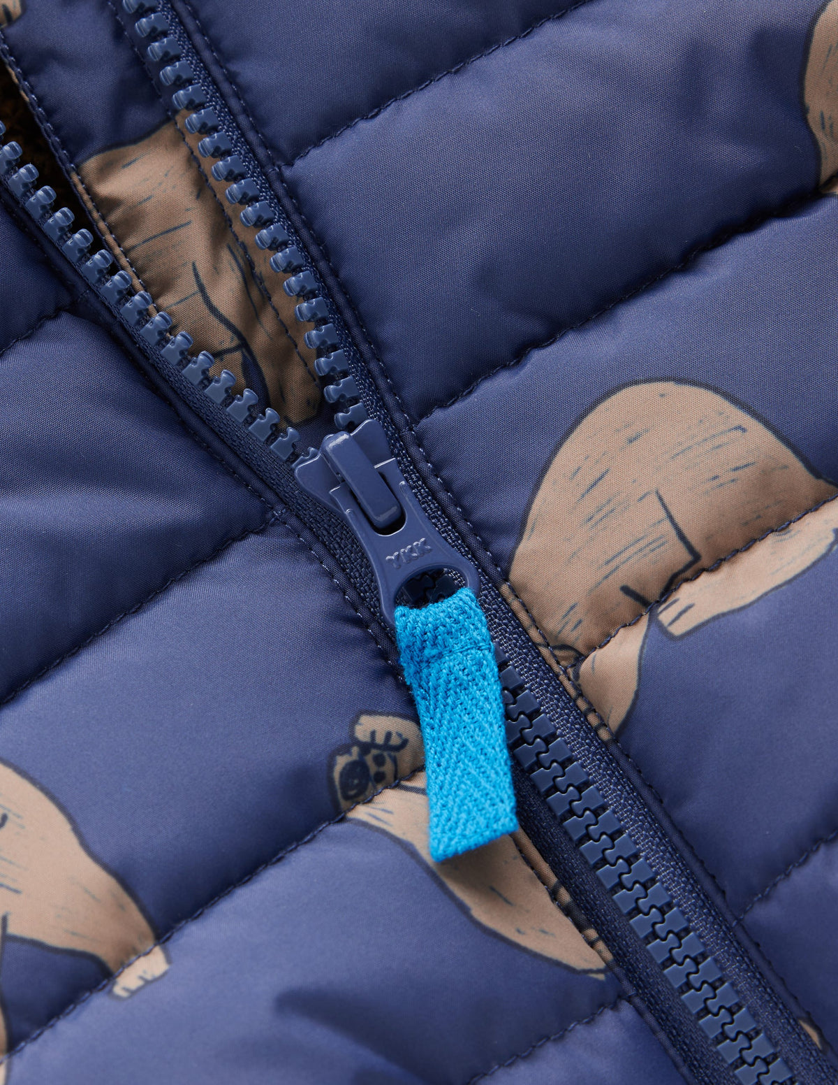 Cosy Lined Puffer Jacket-Navy Baby Bears-3