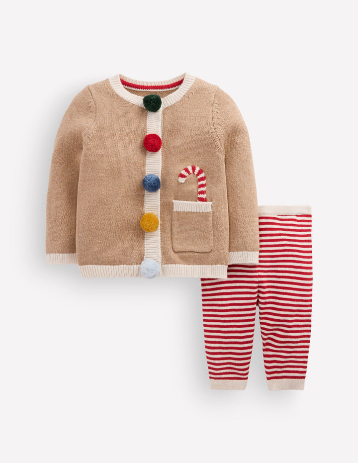 Novelty Knitted Play Set-Gingerbread Man
