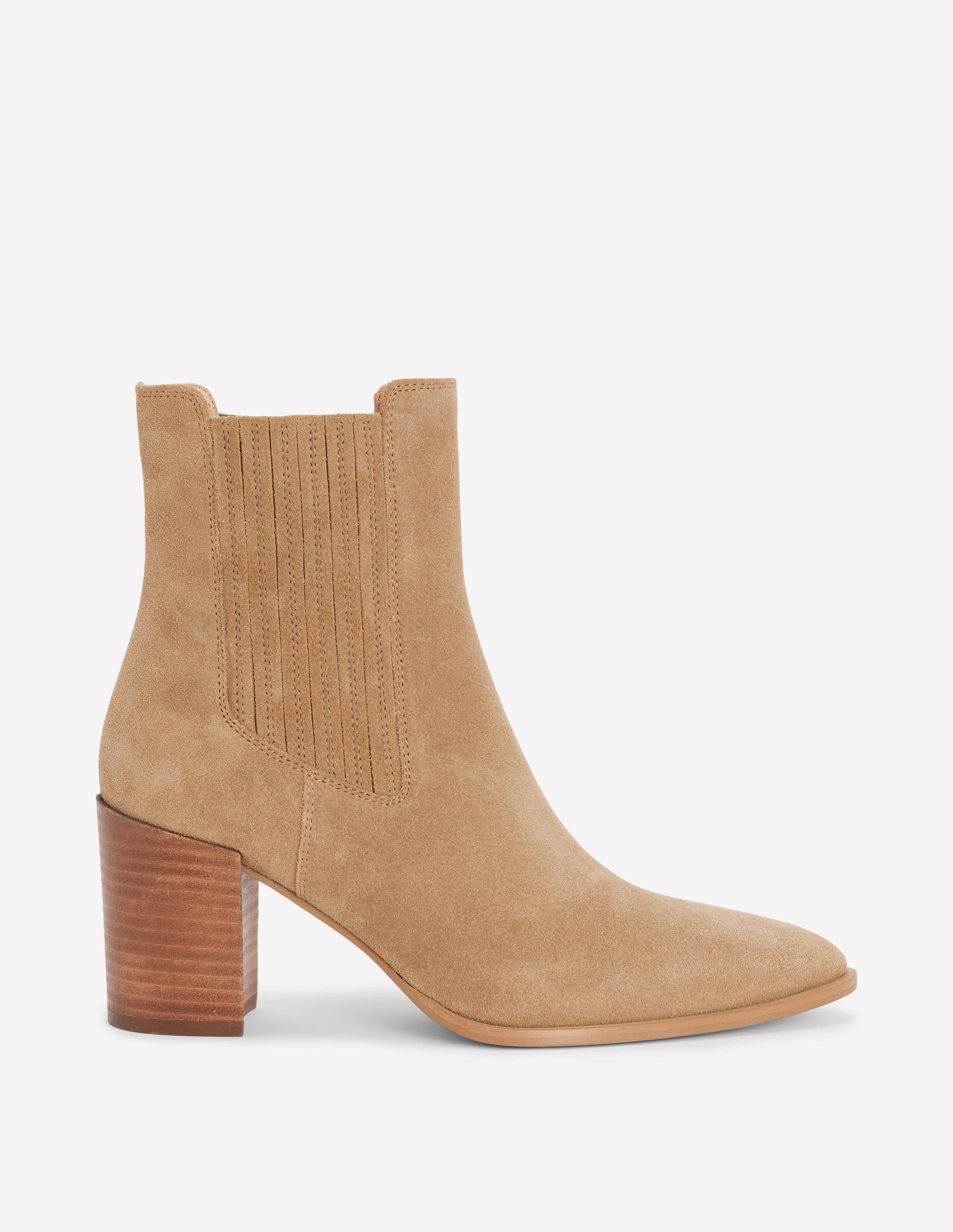 Point Casual Ankle Boots-Tobacco - Image 1