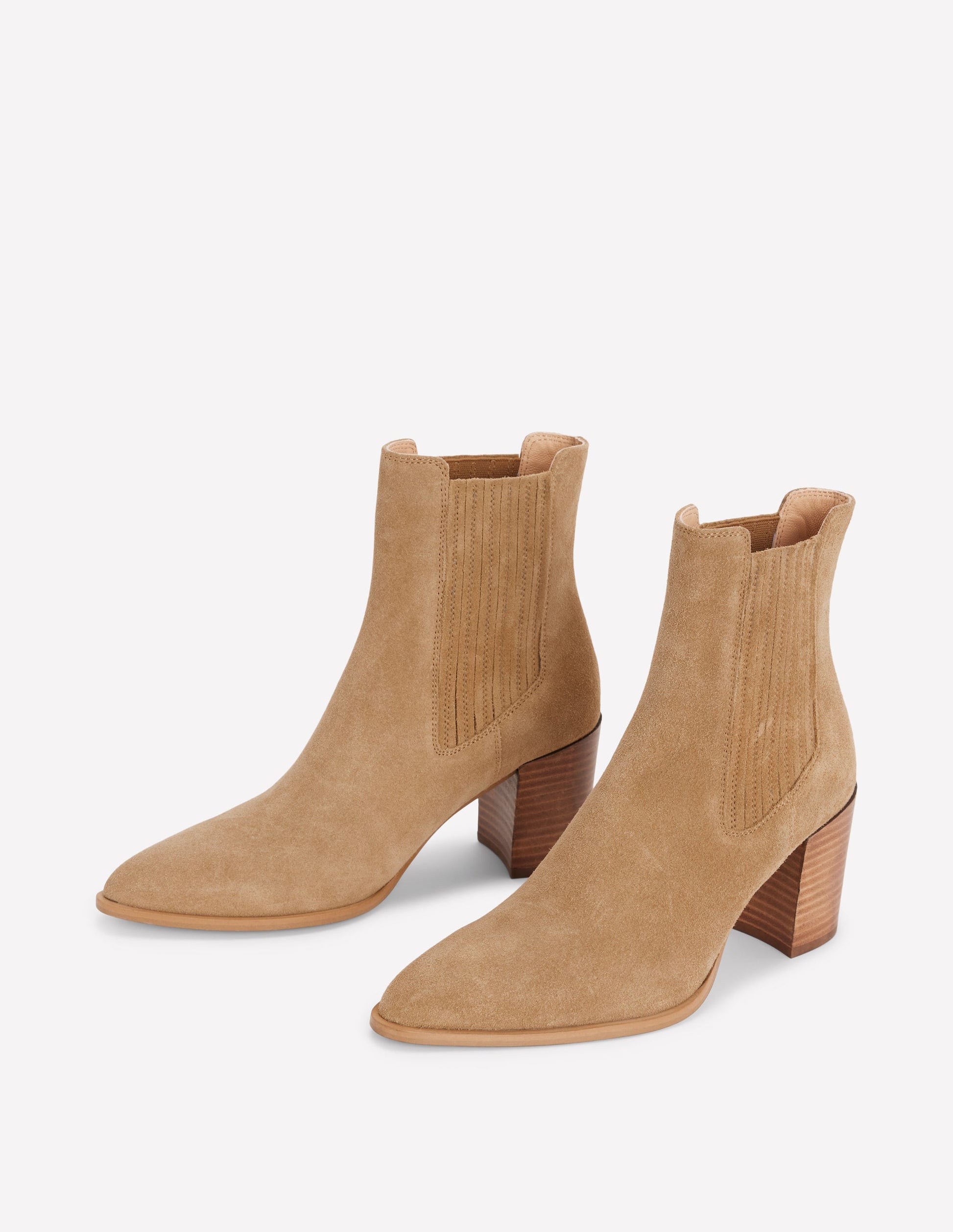 Point Casual Ankle Boots-Tobacco-3