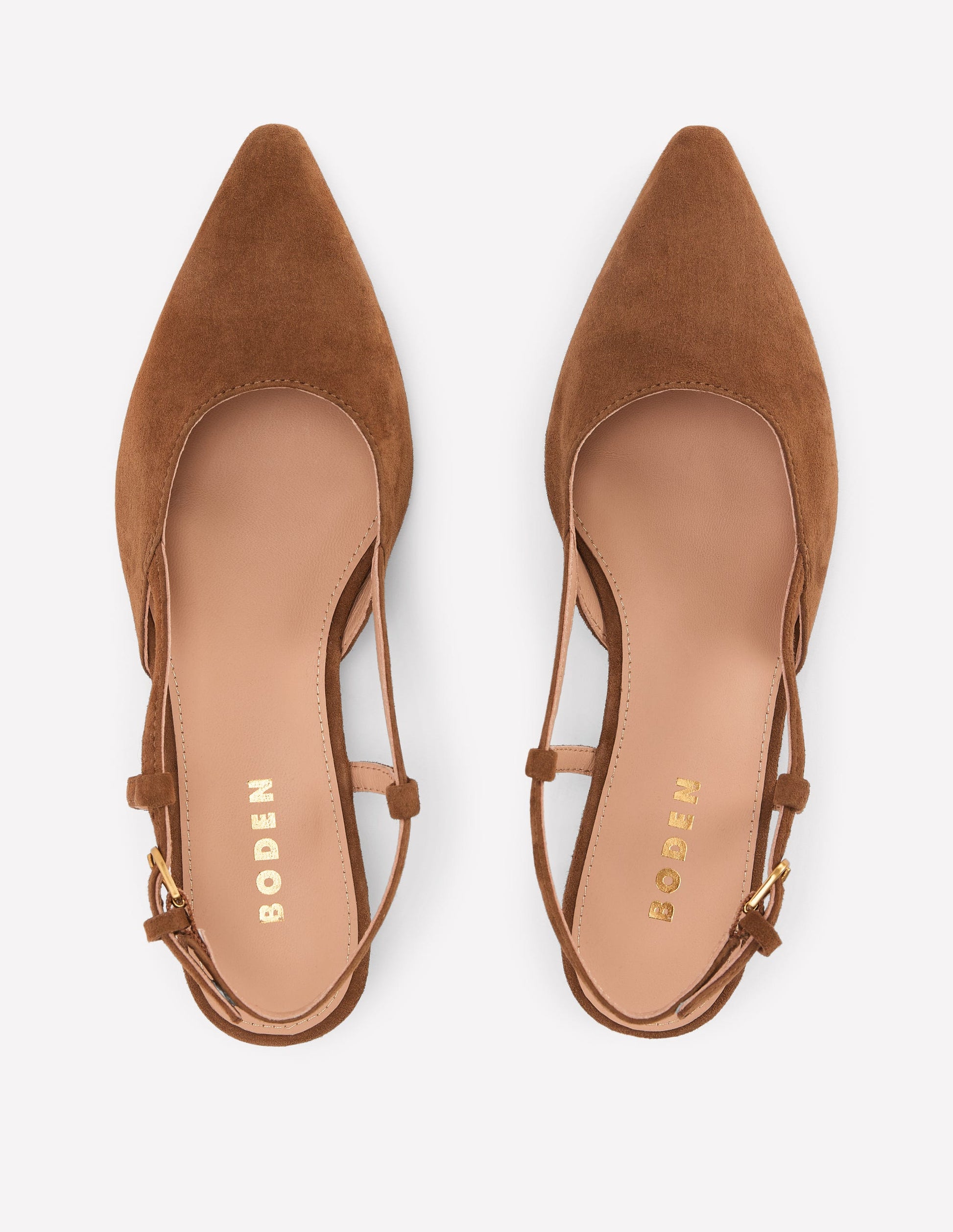 Mini Block Sling Backs-Raw Umber-5