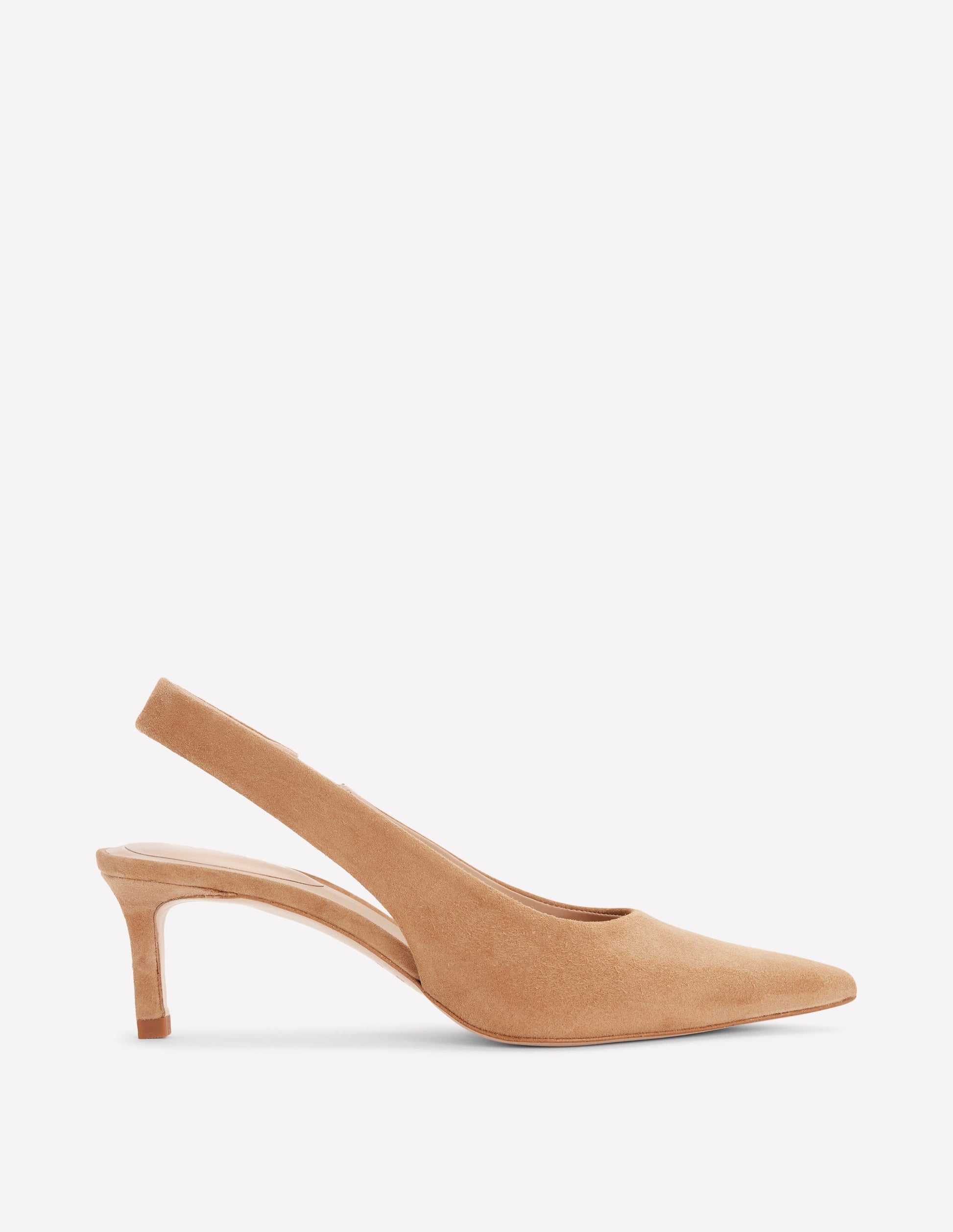 Hope Slingback Kitten Heels-Macchiato Suede-3