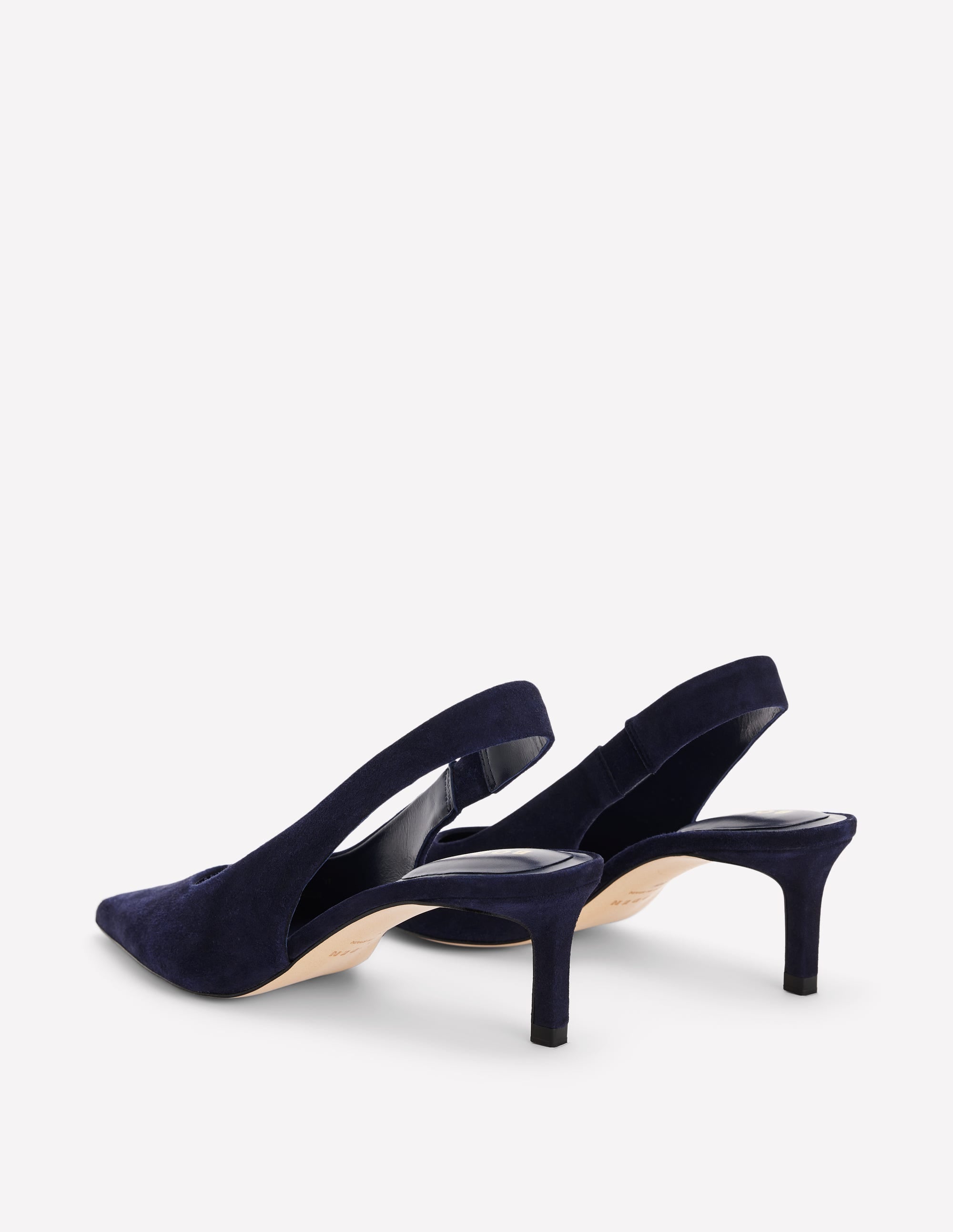 Hope Slingback Kitten Heels-Dark Navy - Image 5