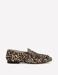 Dinah Everyday Flexi Loafers-Black and Ivory Speckled