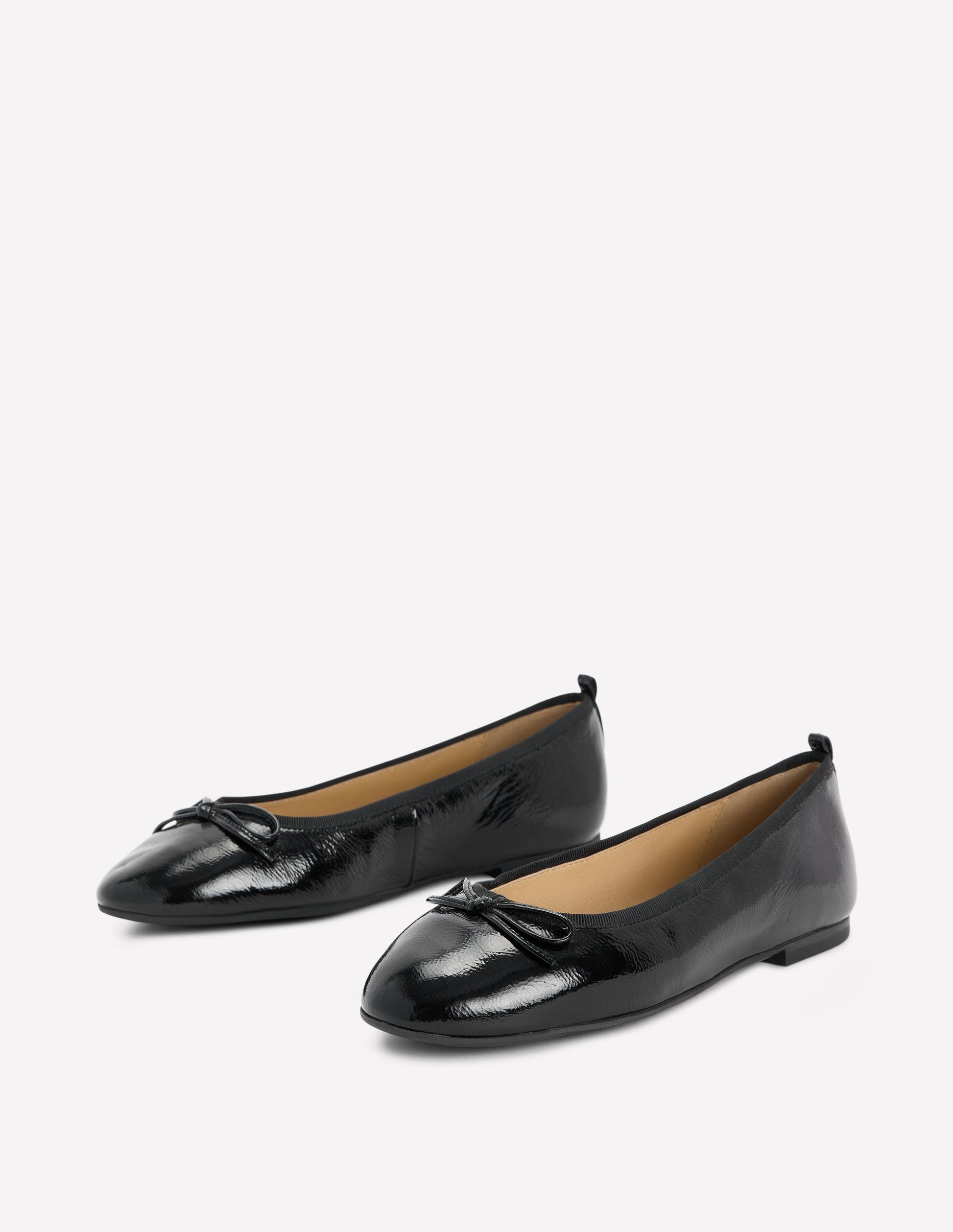 Patti Round Toe Ballet Flats-Black-3