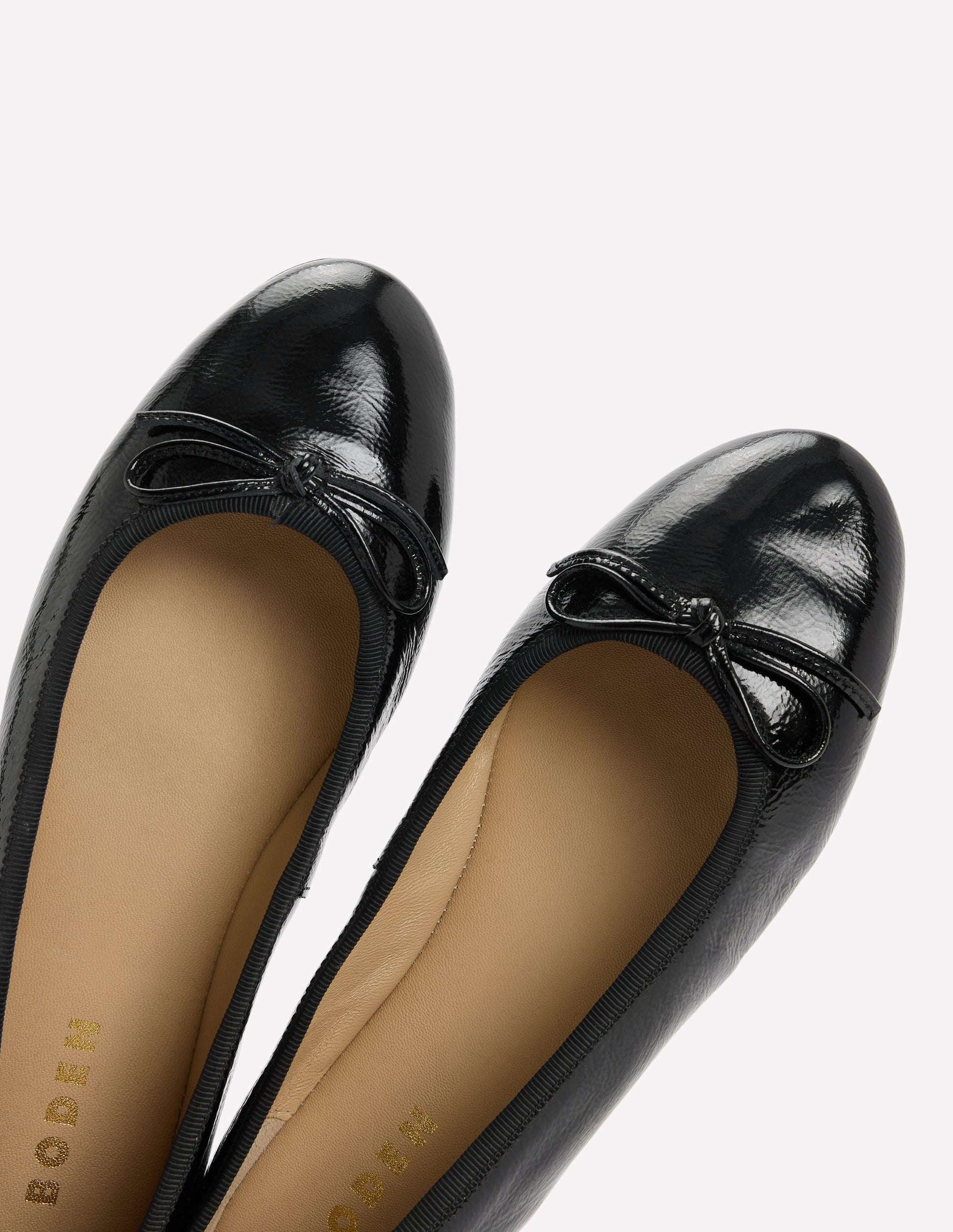 Patti Round Toe Ballet Flats-Black-4