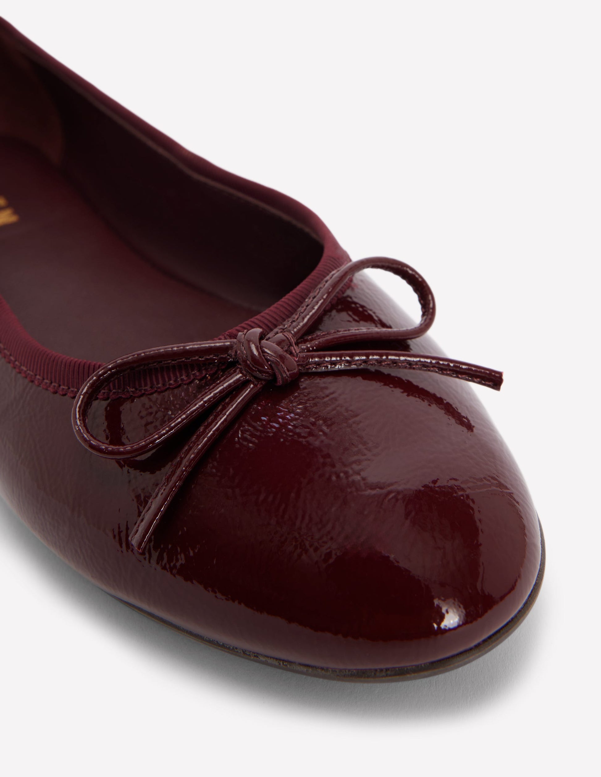 Patti Round Toe Ballet Flats-Oxblood-4