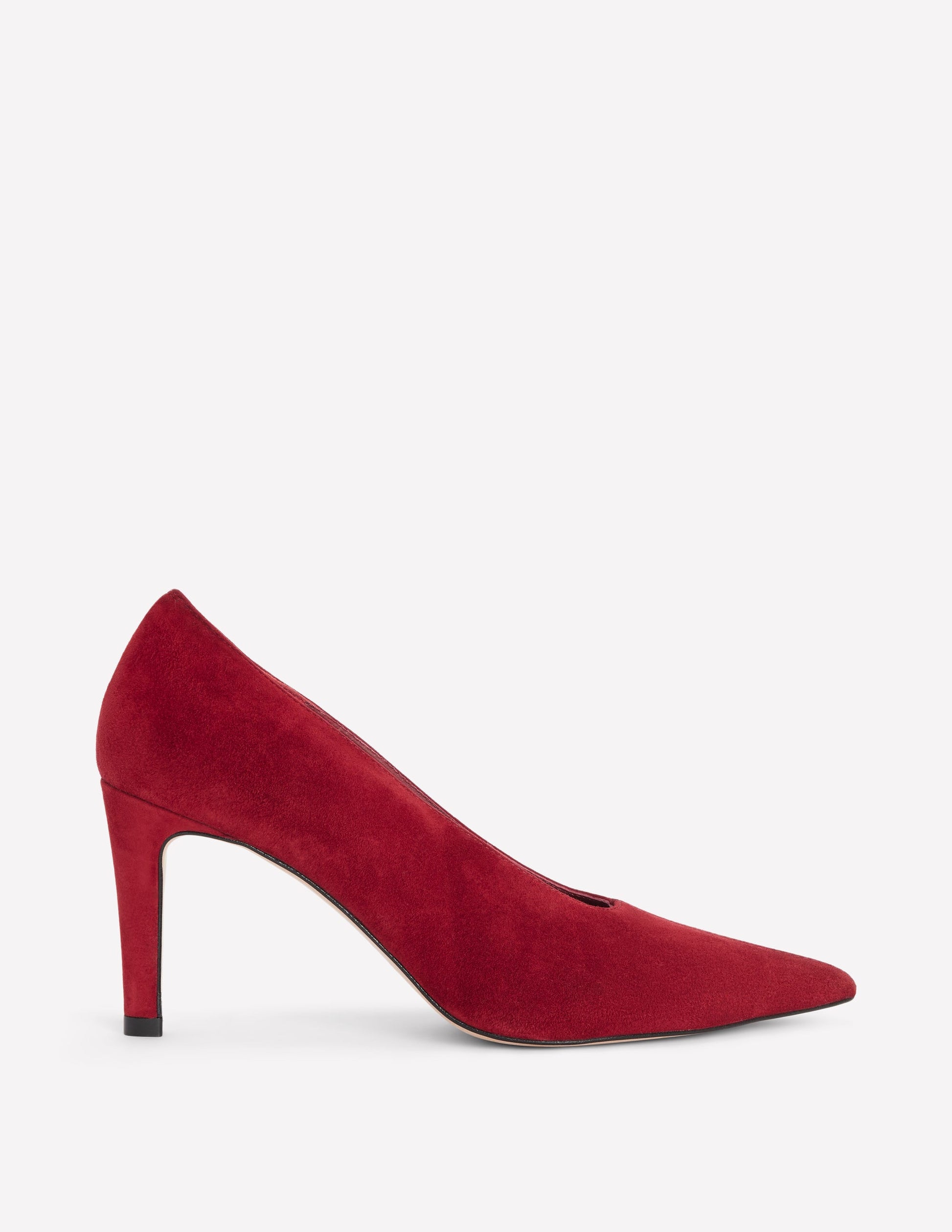 Pointed Court Shoes-Oxblood-1