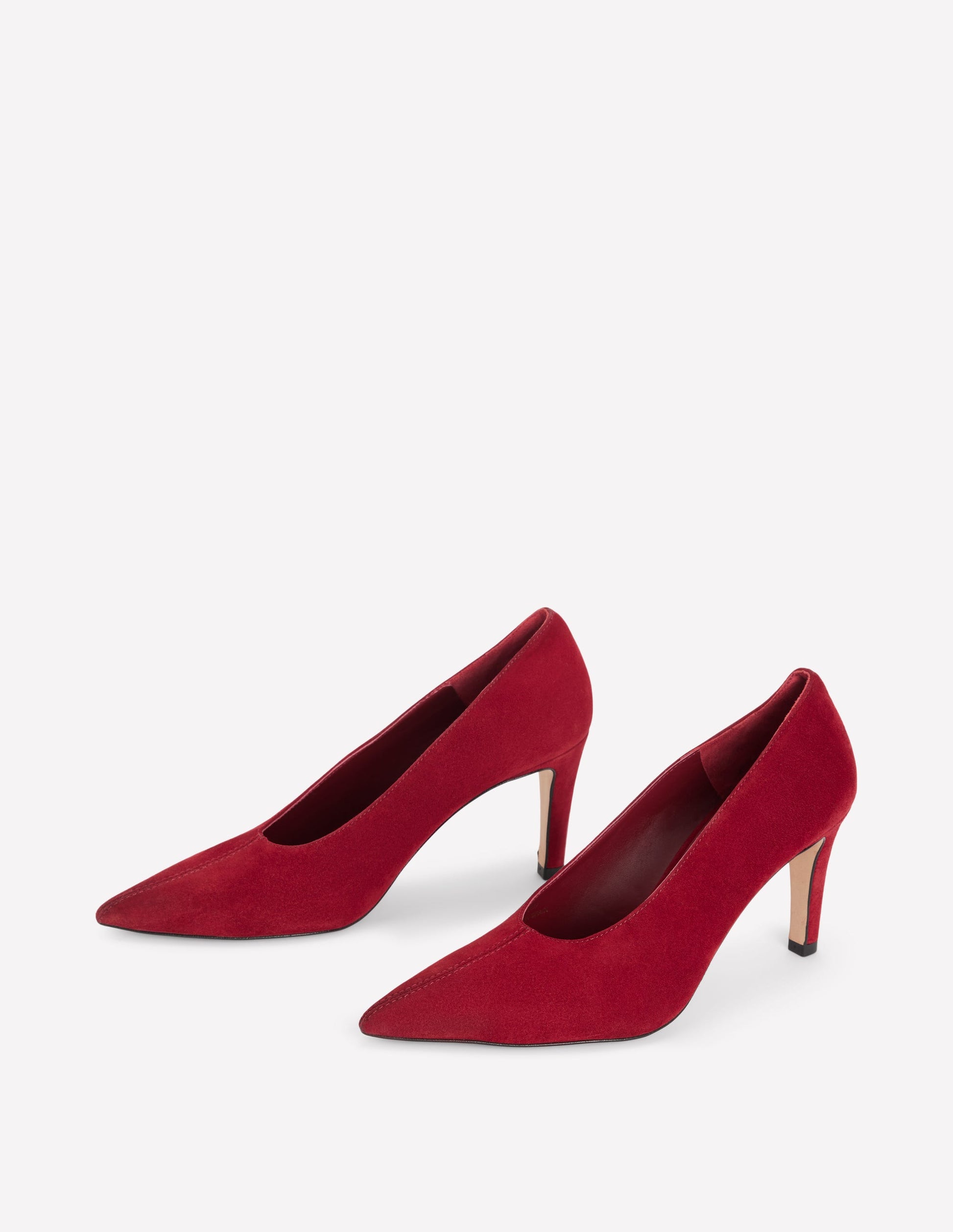 Pointed Court Shoes-Oxblood-3