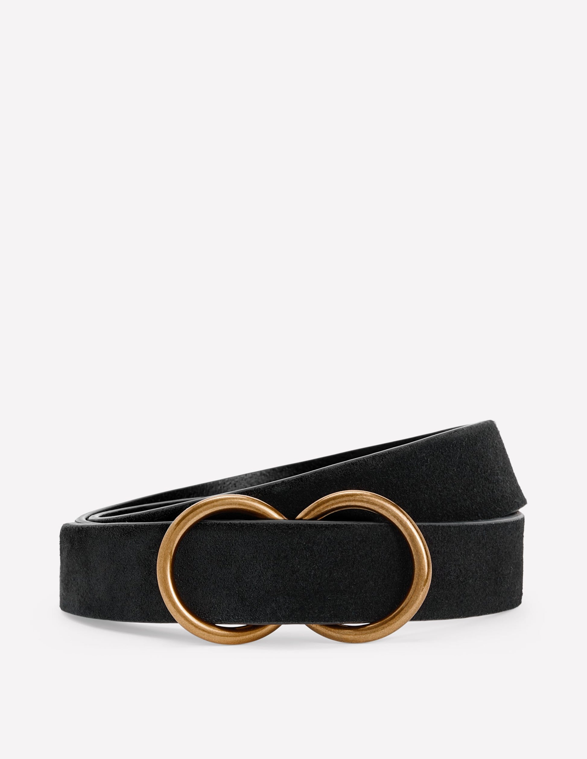 Double Ring Belt-Black-1