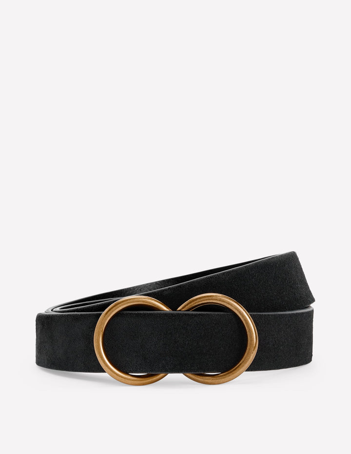 Double Ring Belt-Black