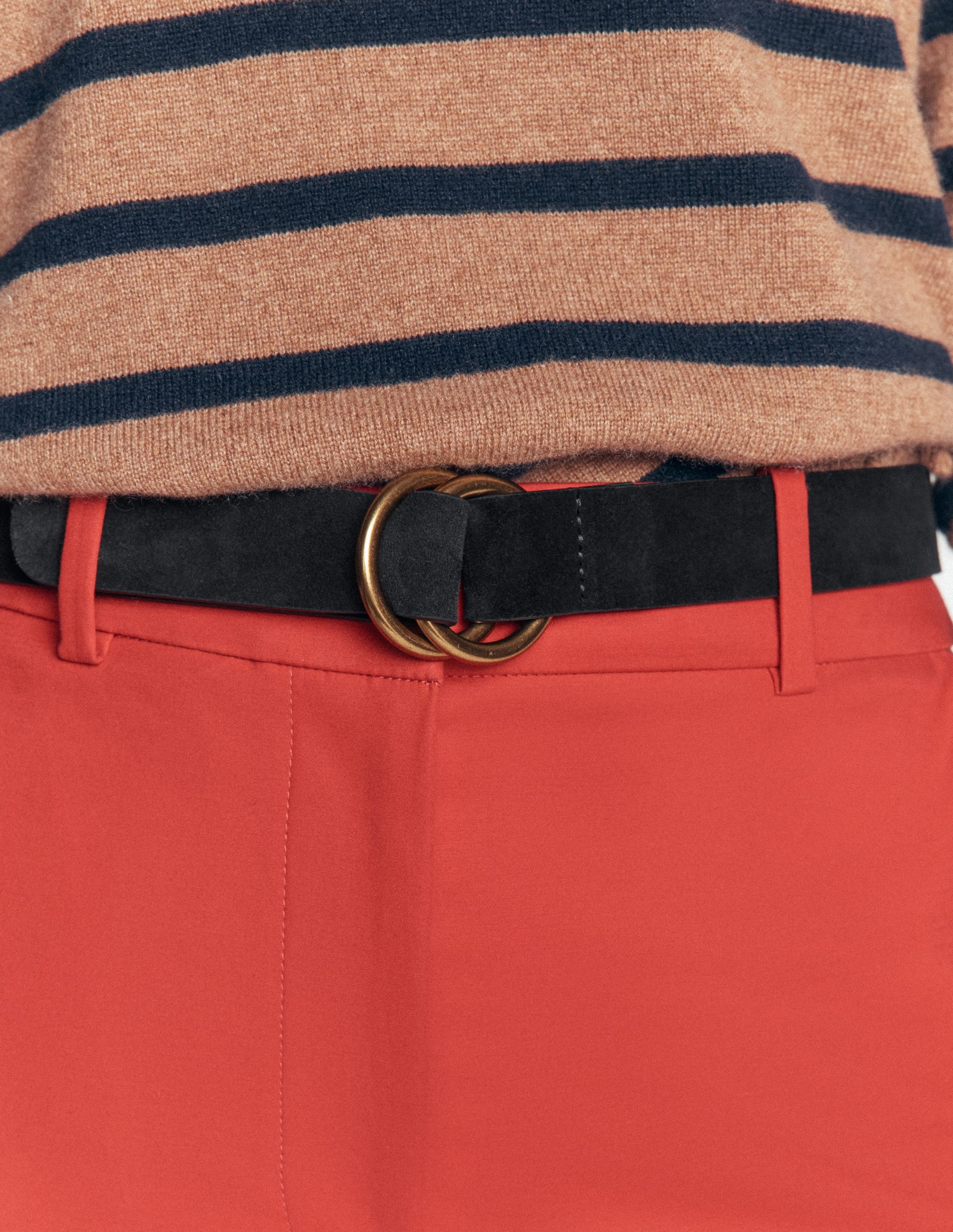 Double Ring Belt-Black-2