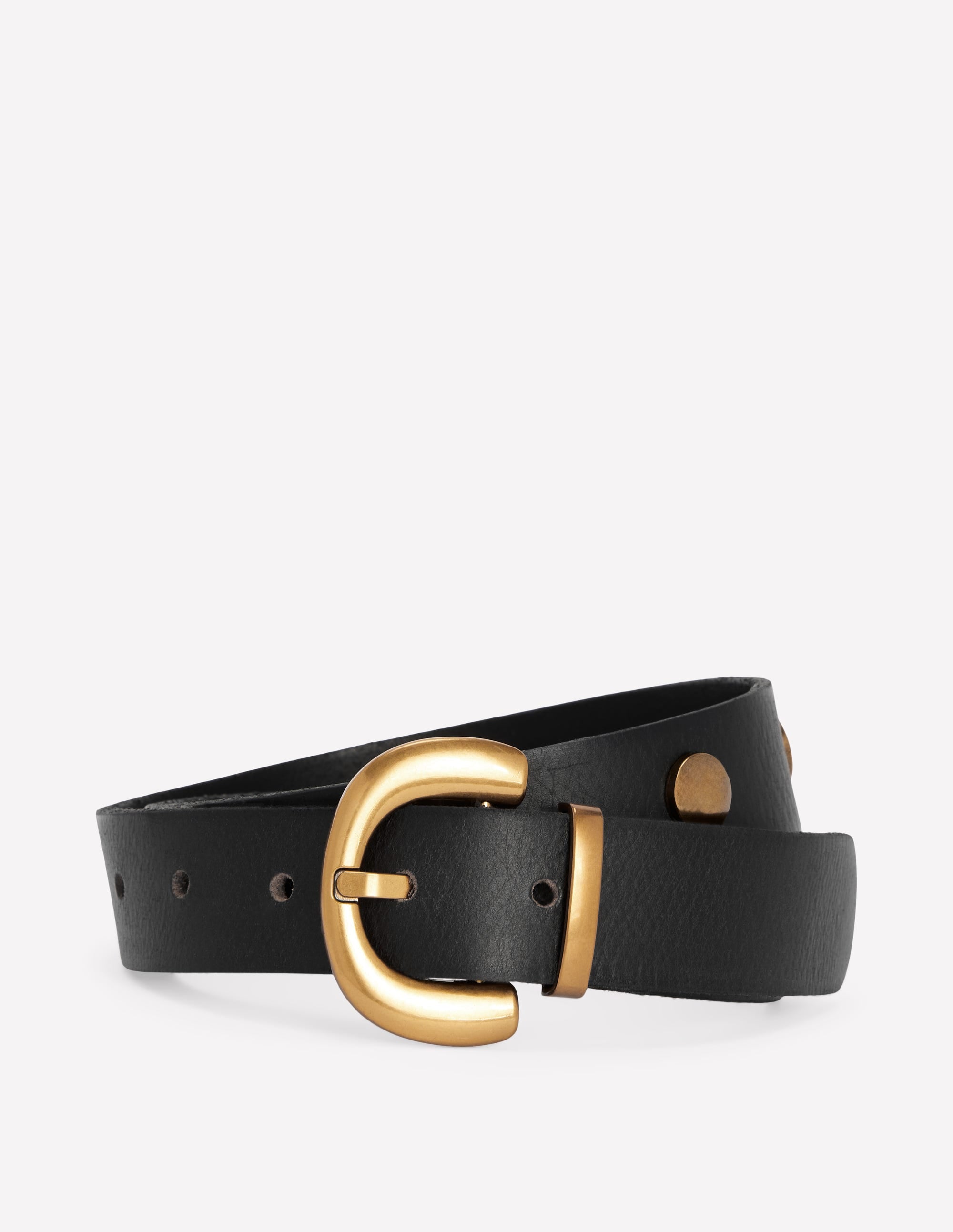 Stud Buckle Belt-Black - Image 1