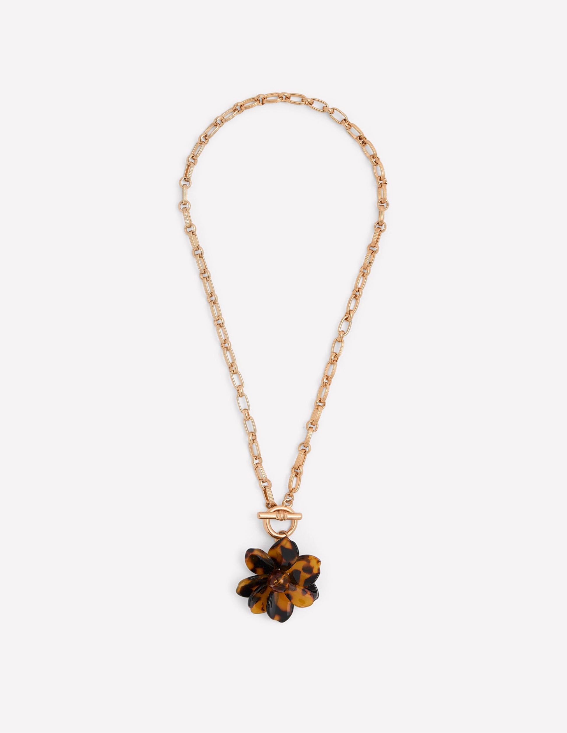 Charm Drop Necklace-Flower-1
