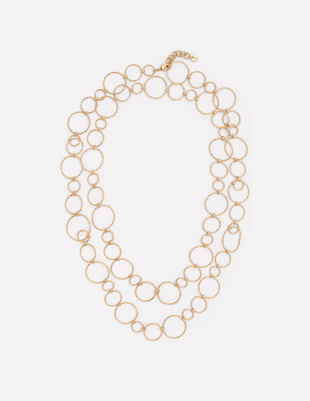 Longline Delicate Chain-Gold