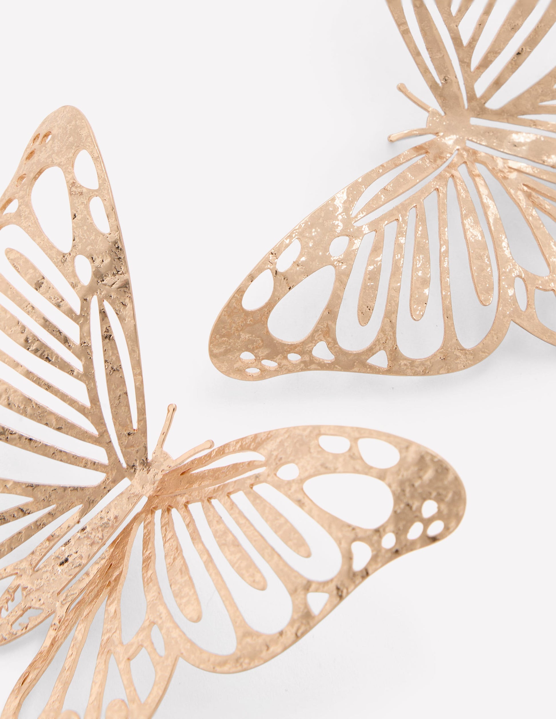 Statement Hammered Studs-Butterfly-4