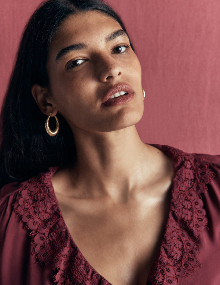 Large Hoops-Gold