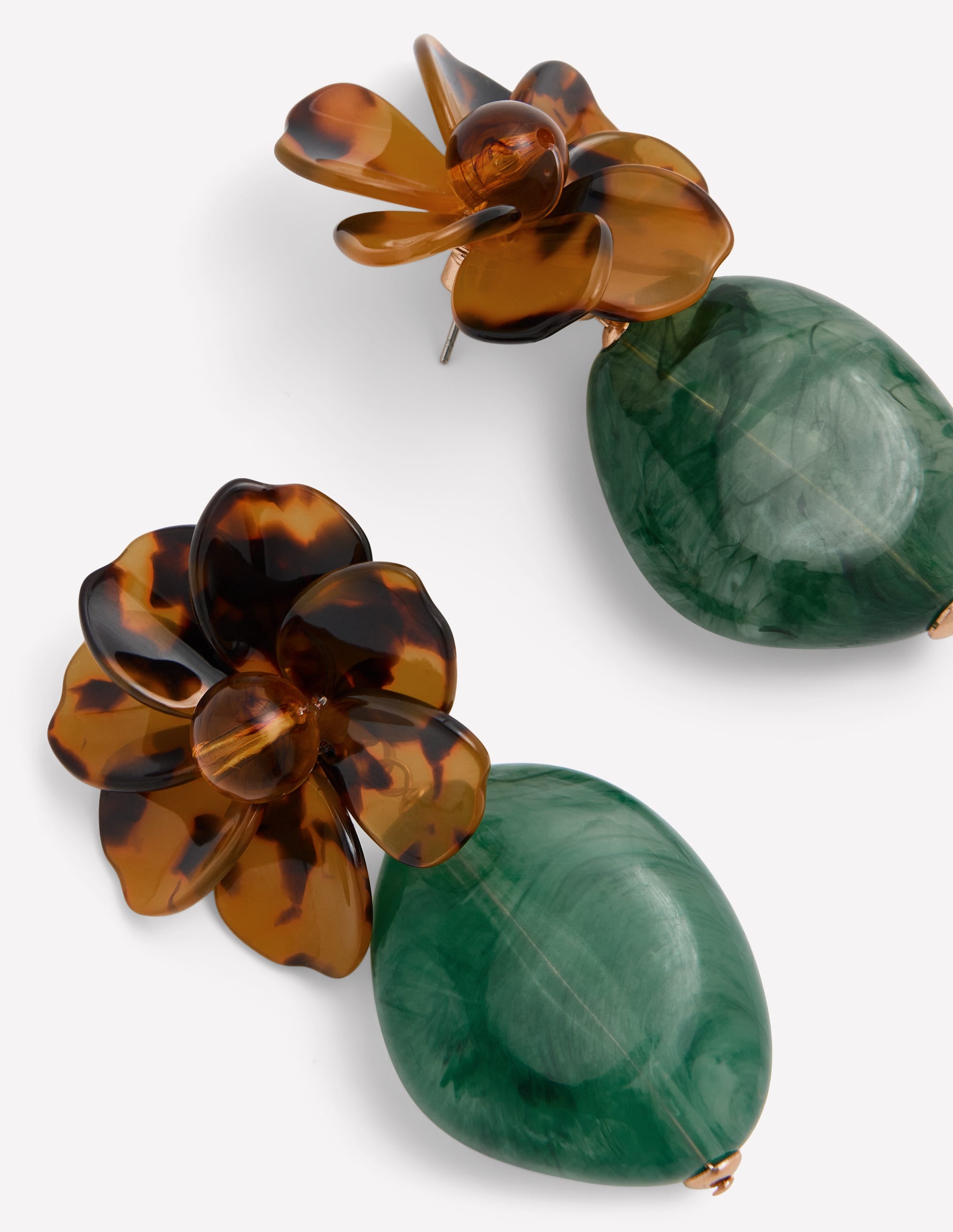 Resin Flower Earrings-Flower - Image 3