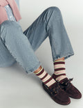 Neon Pop Stripe Socks 3-pack-Neon Stripe