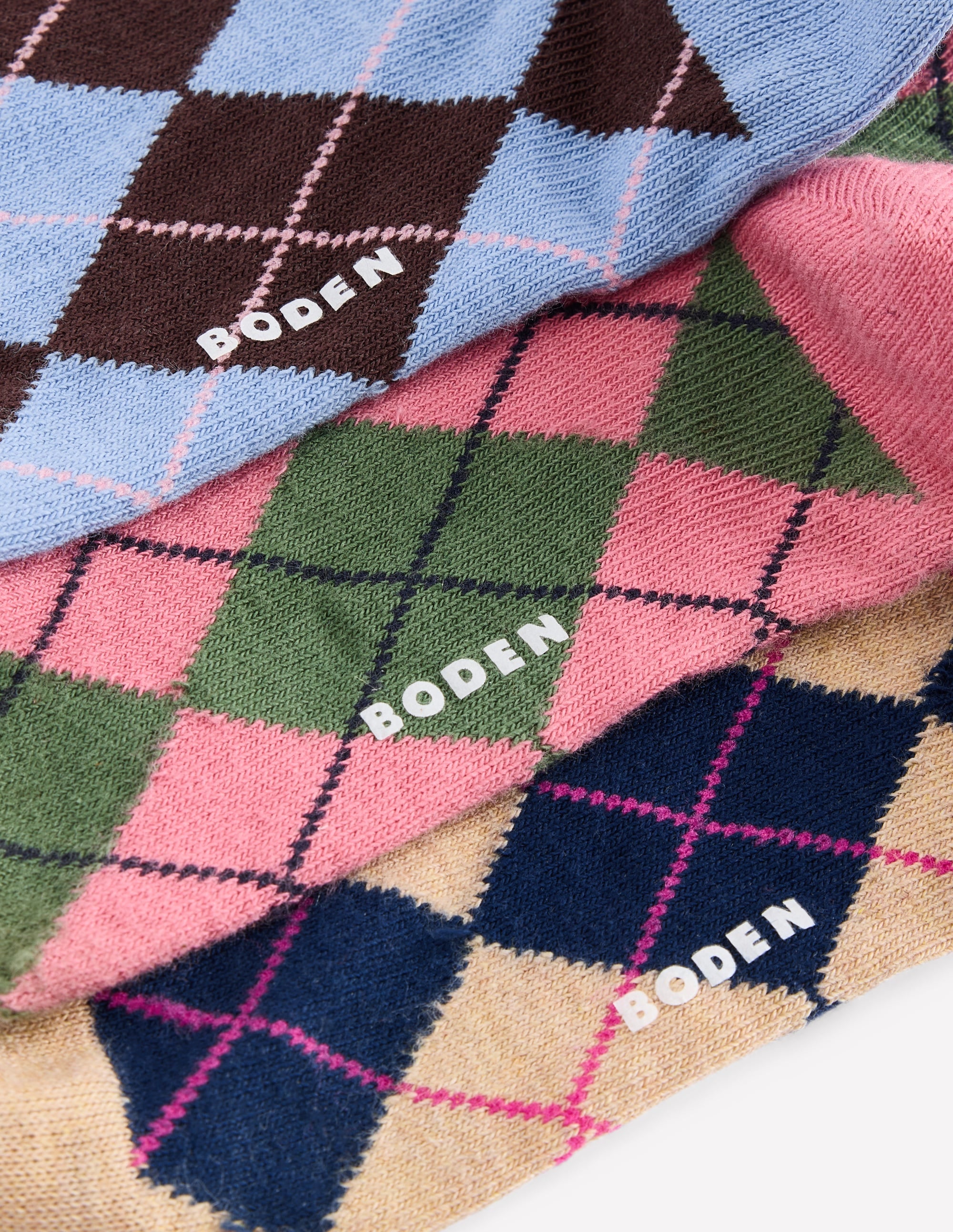 Argyle Socks 3-pack-Argyle Pack - Image 3