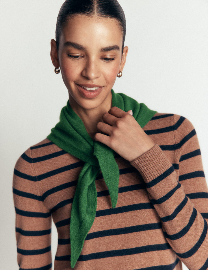 Cashmere Neckerchief-Highland Green