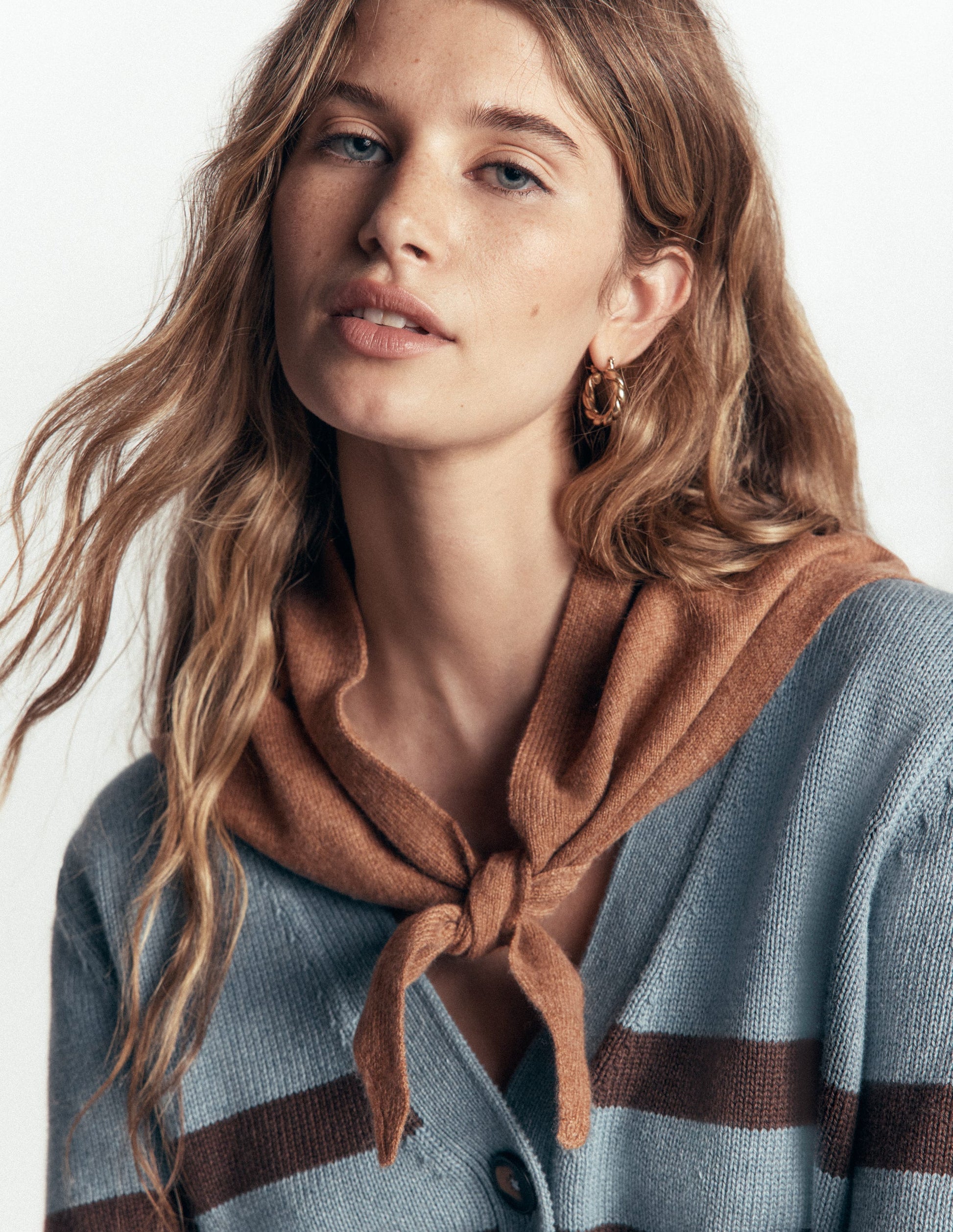 Cashmere Neckerchief-Gingerbread-2