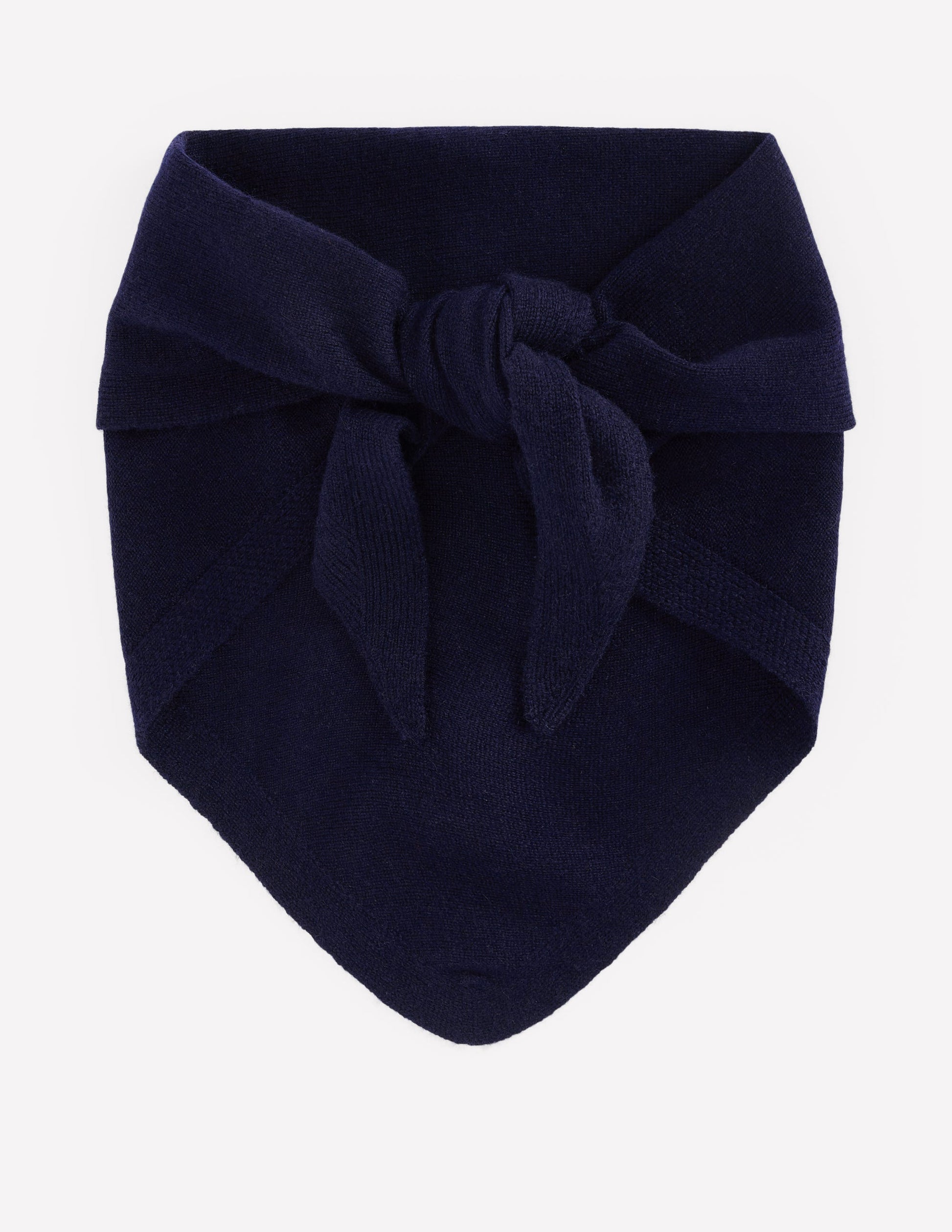 Cashmere Neckerchief-Navy-1