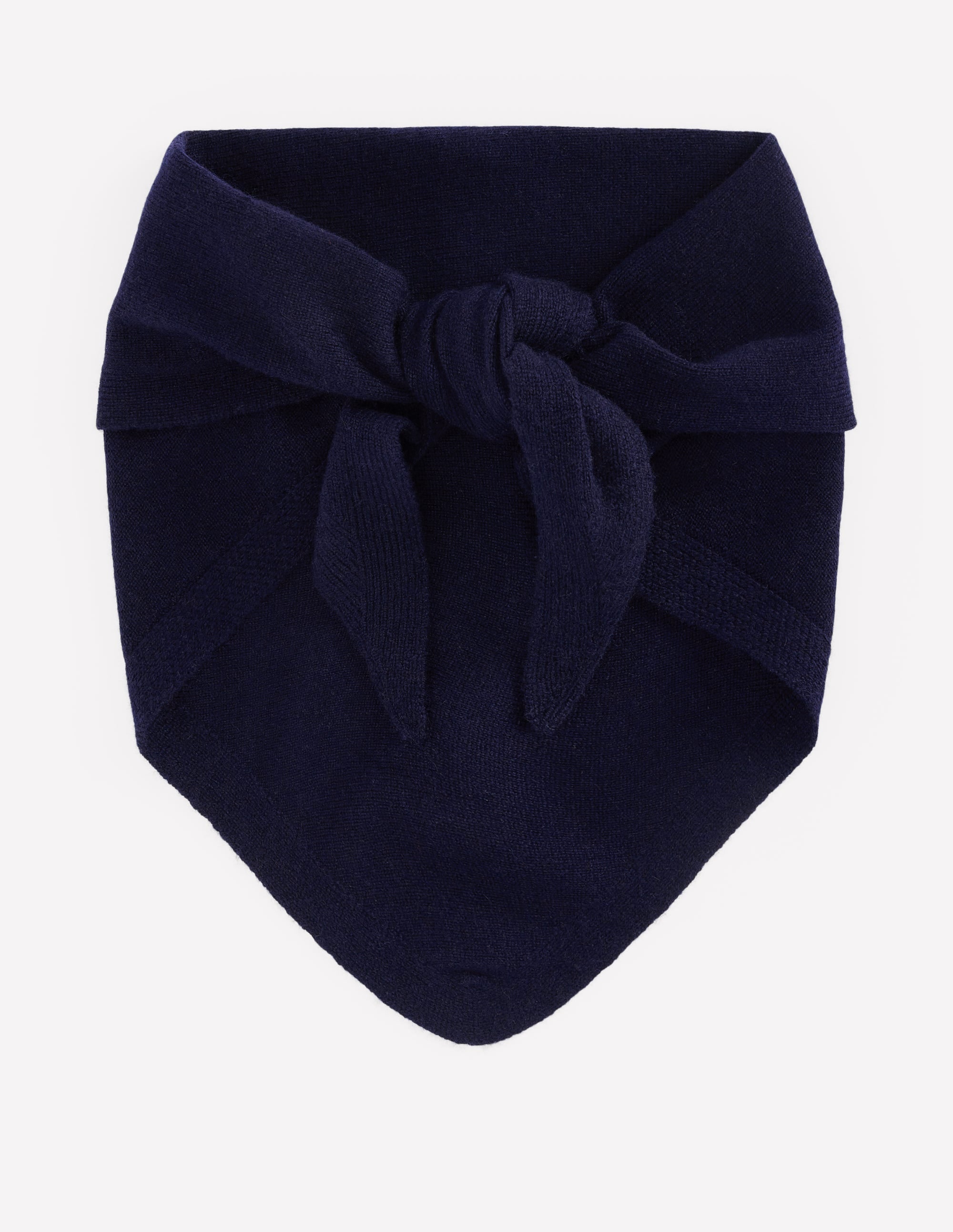 Cashmere Neckerchief-Navy - Image 1