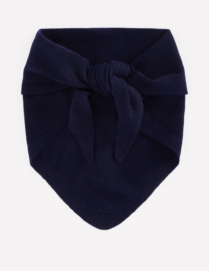 Cashmere Neckerchief-Navy