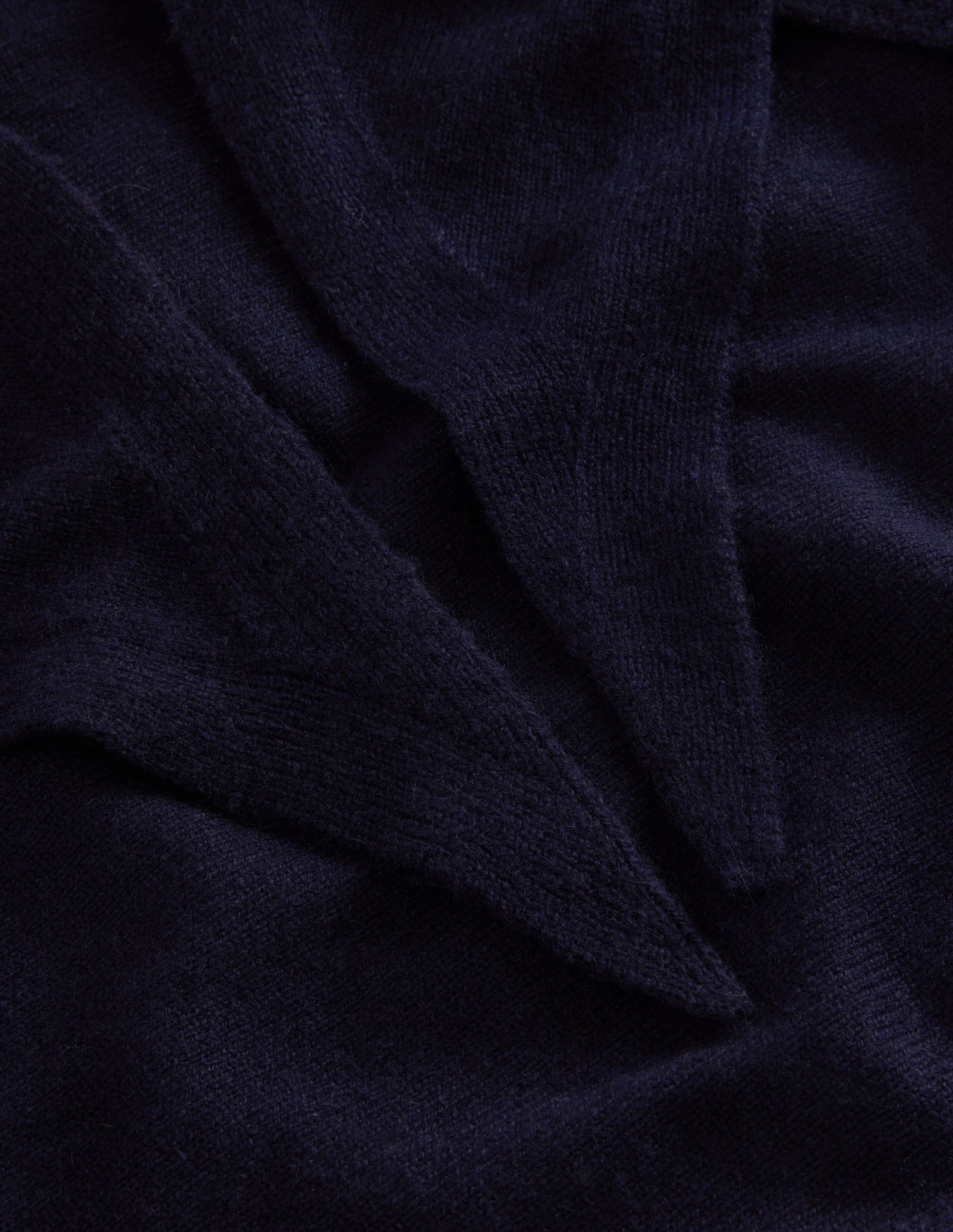 Cashmere Neckerchief-Navy - Image 3