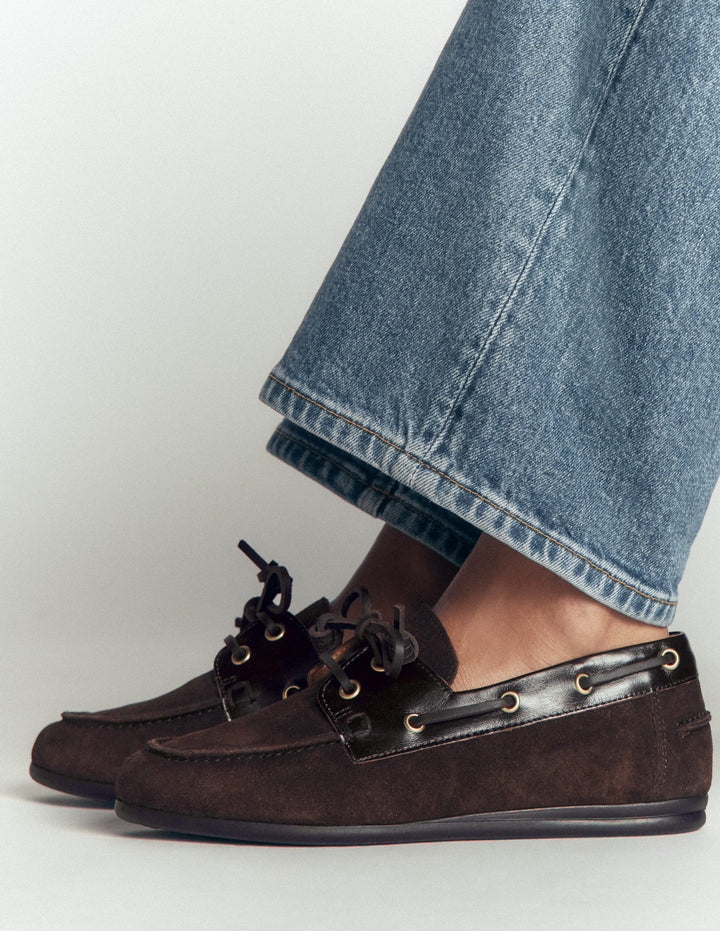 Lace-Up Boat Shoes