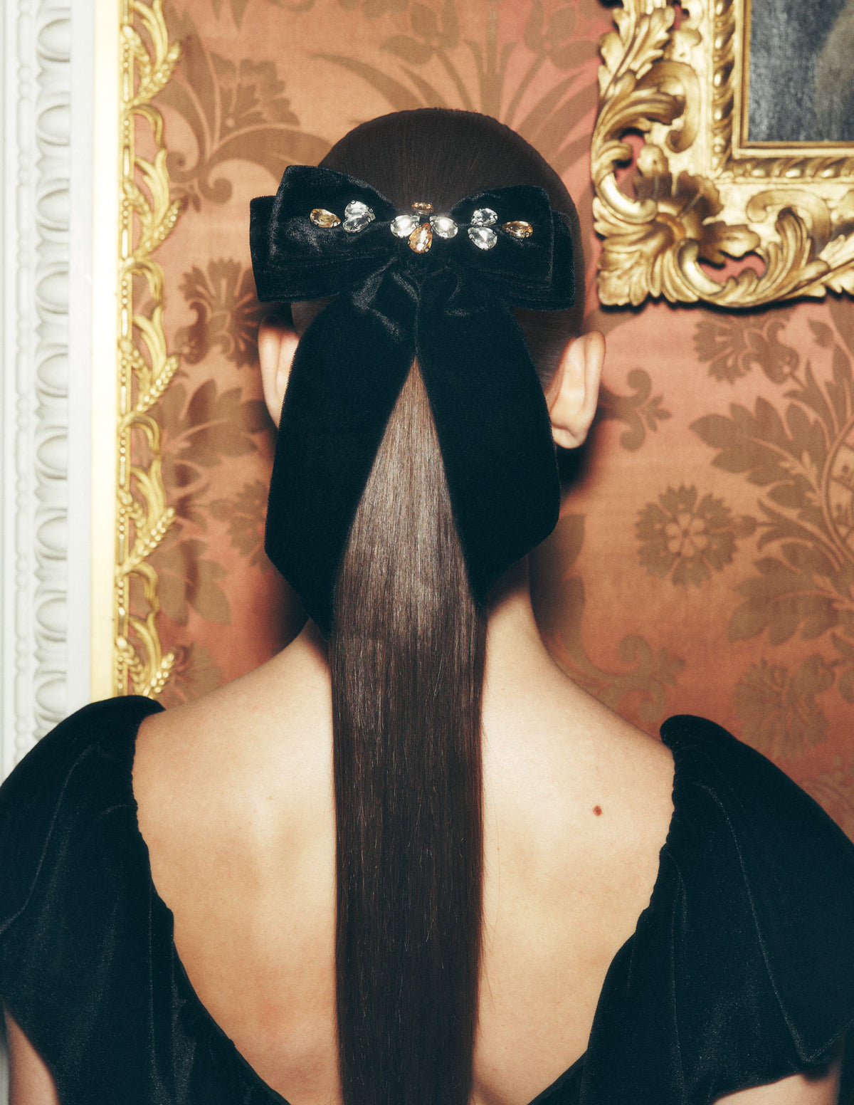 Embellished Bow-Black - Image 3