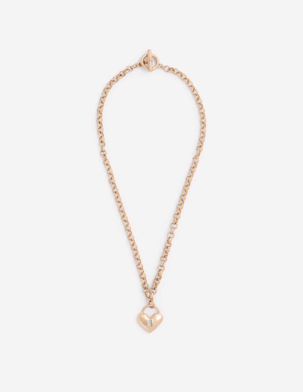 Love Lock Necklace-Gold - Image 3