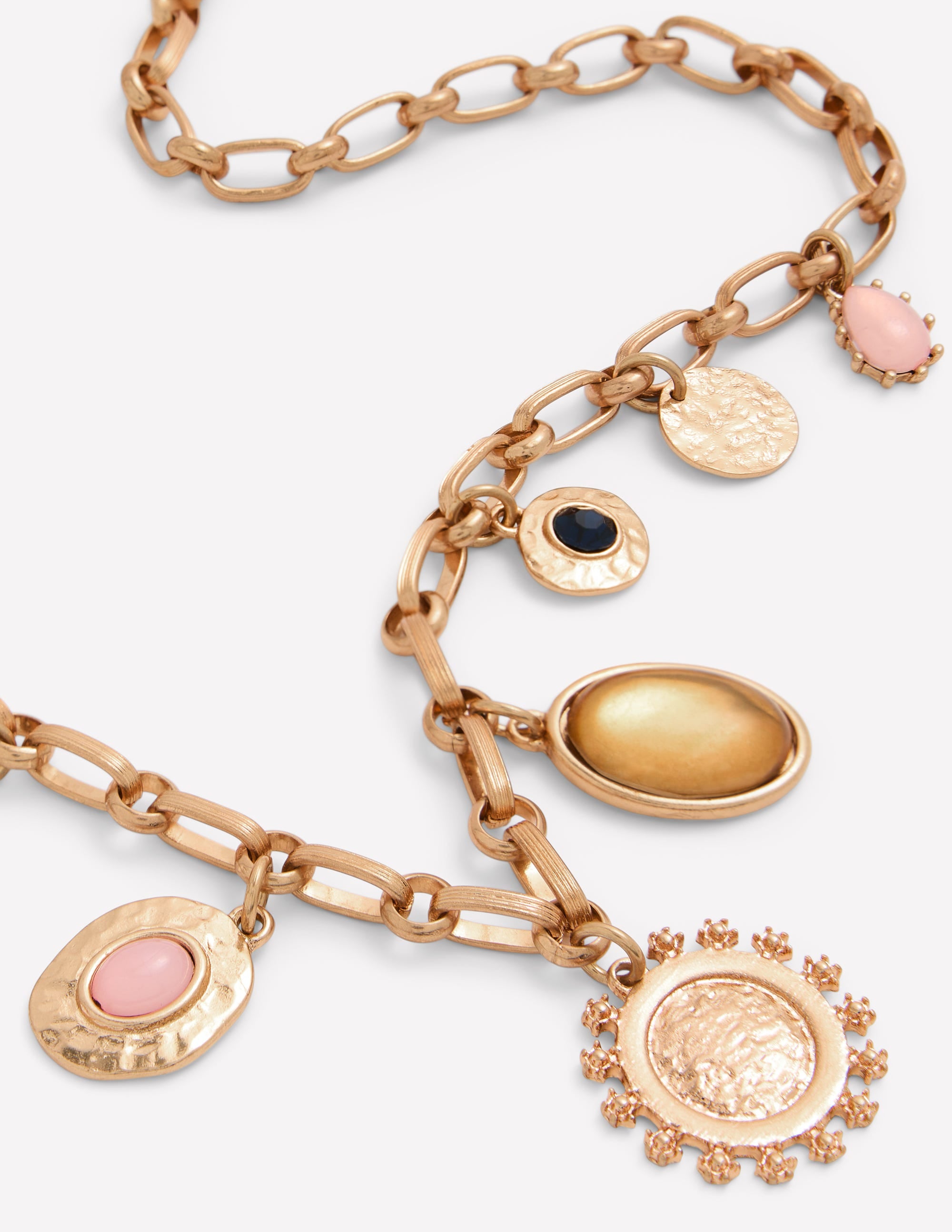 Eclectic Charm Necklace-Gold - Image 3