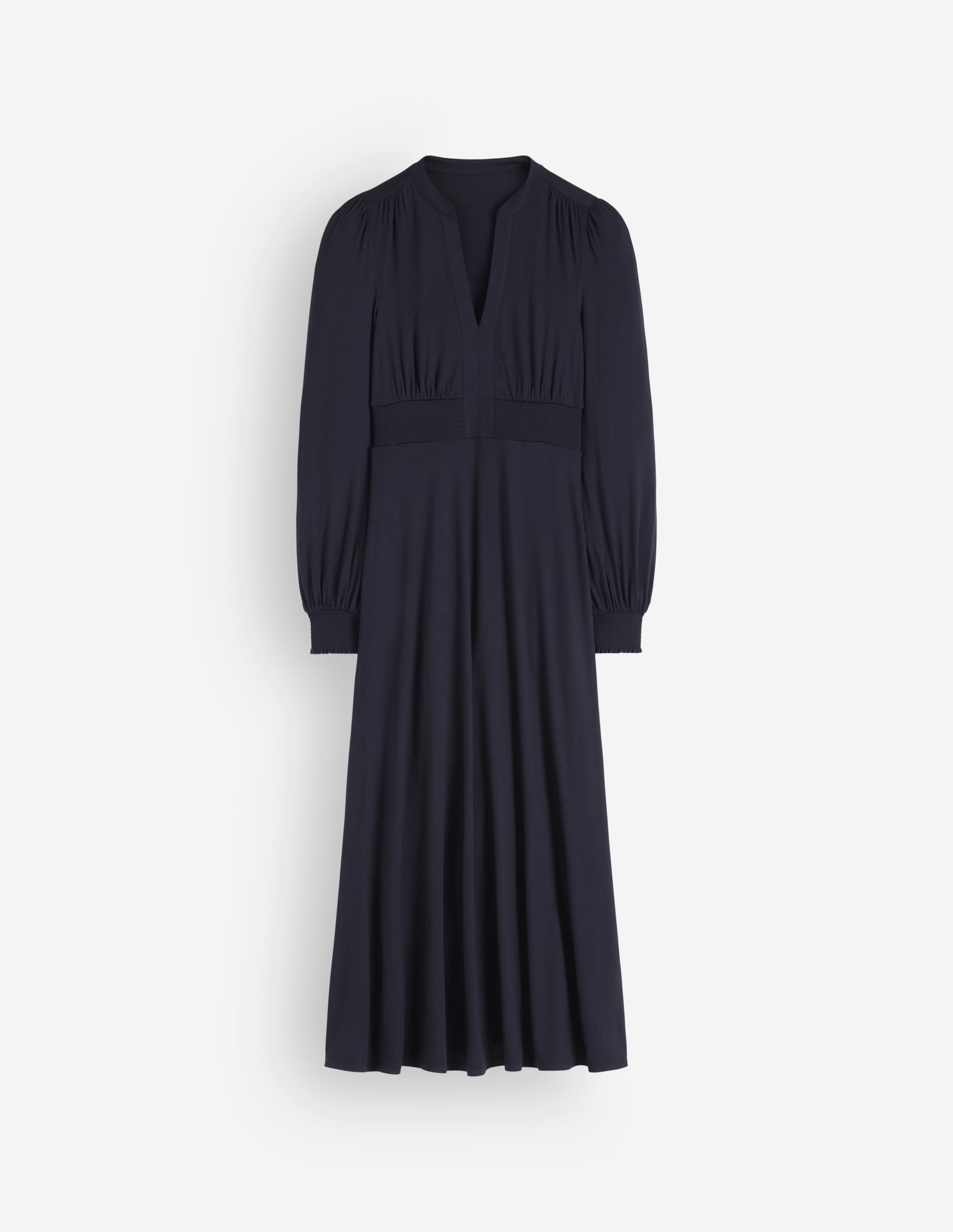 Georgia Jersey Midi Dress-Navy - Image 6