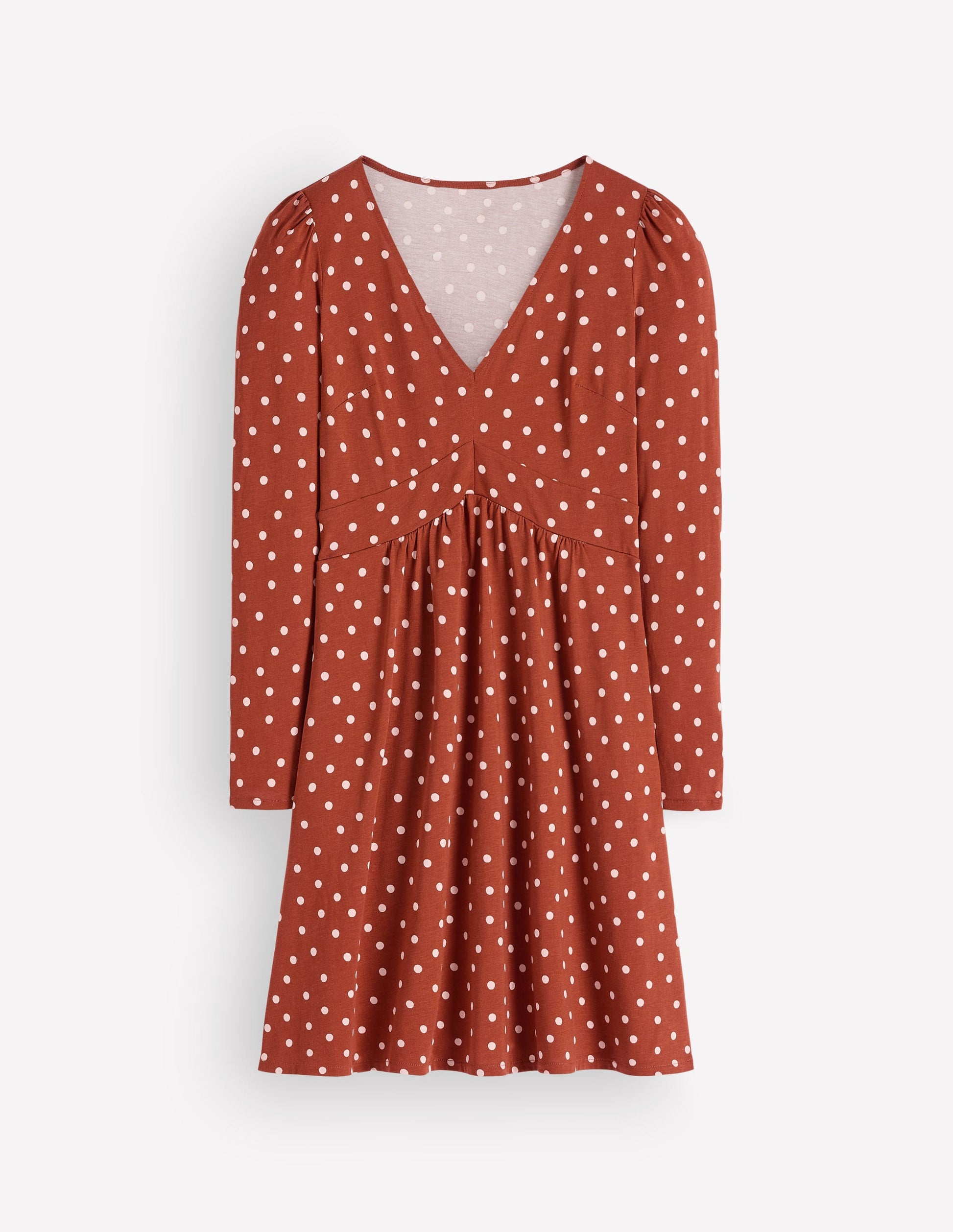 Briony Jersey Short Dress-Arabian Spice, Boden Spot-6