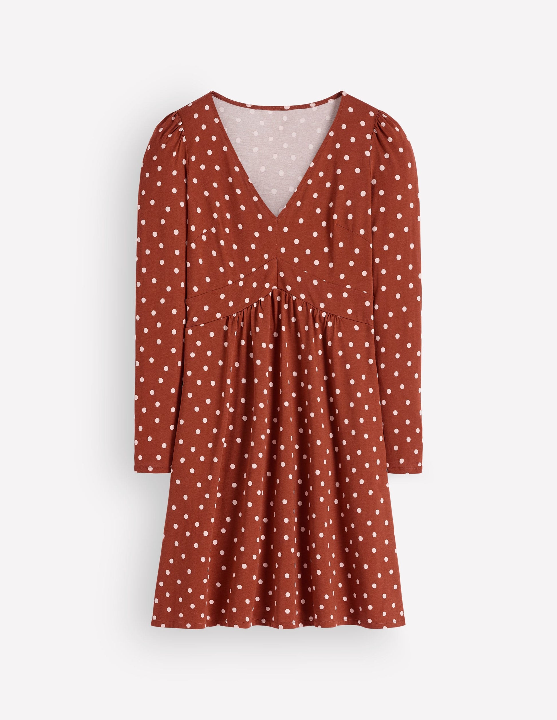Briony Jersey Short Dress-Arabian Spice, Boden Spot-6