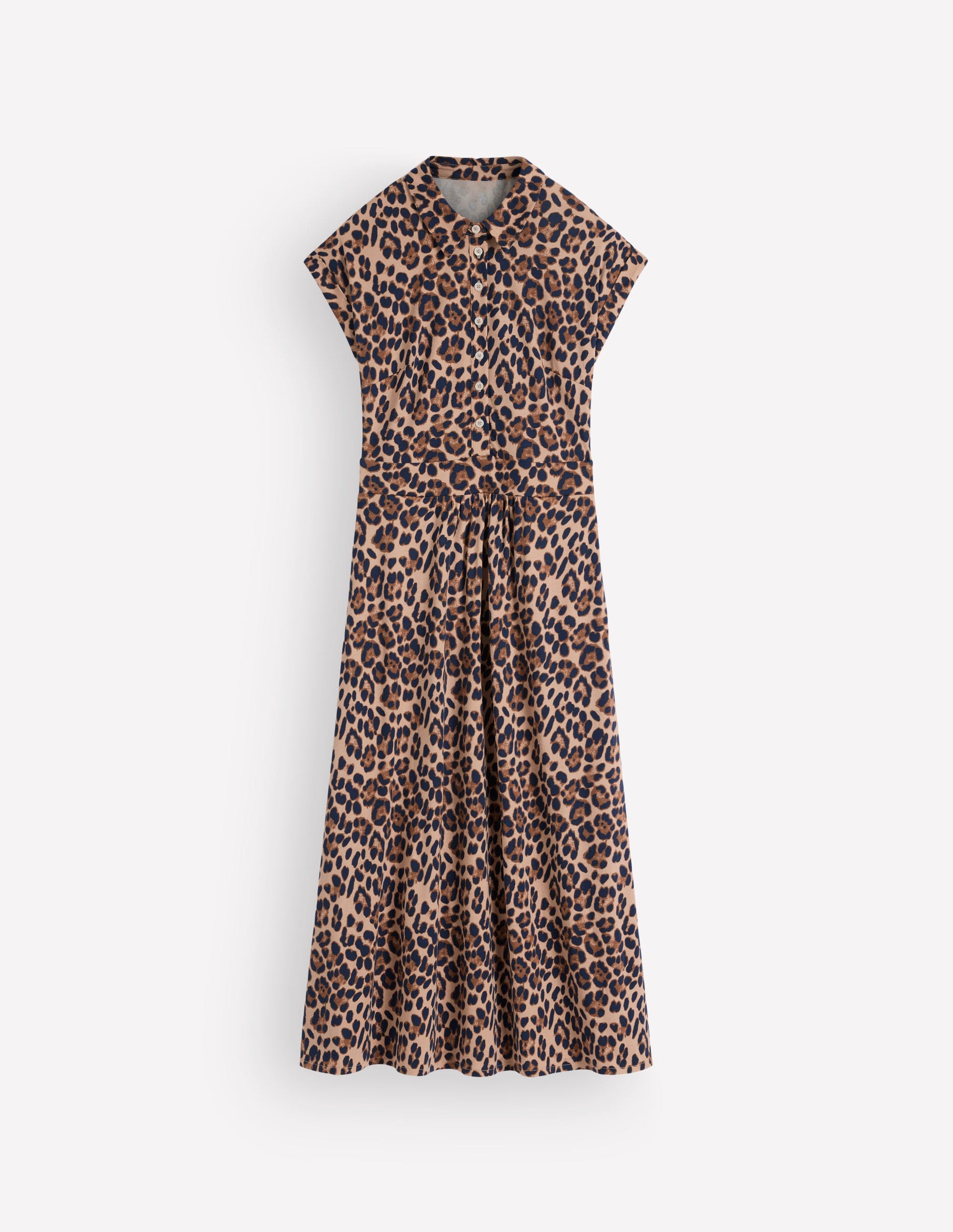 Fae Jersey Shirt Dress-Multi, Brushed Animal-7