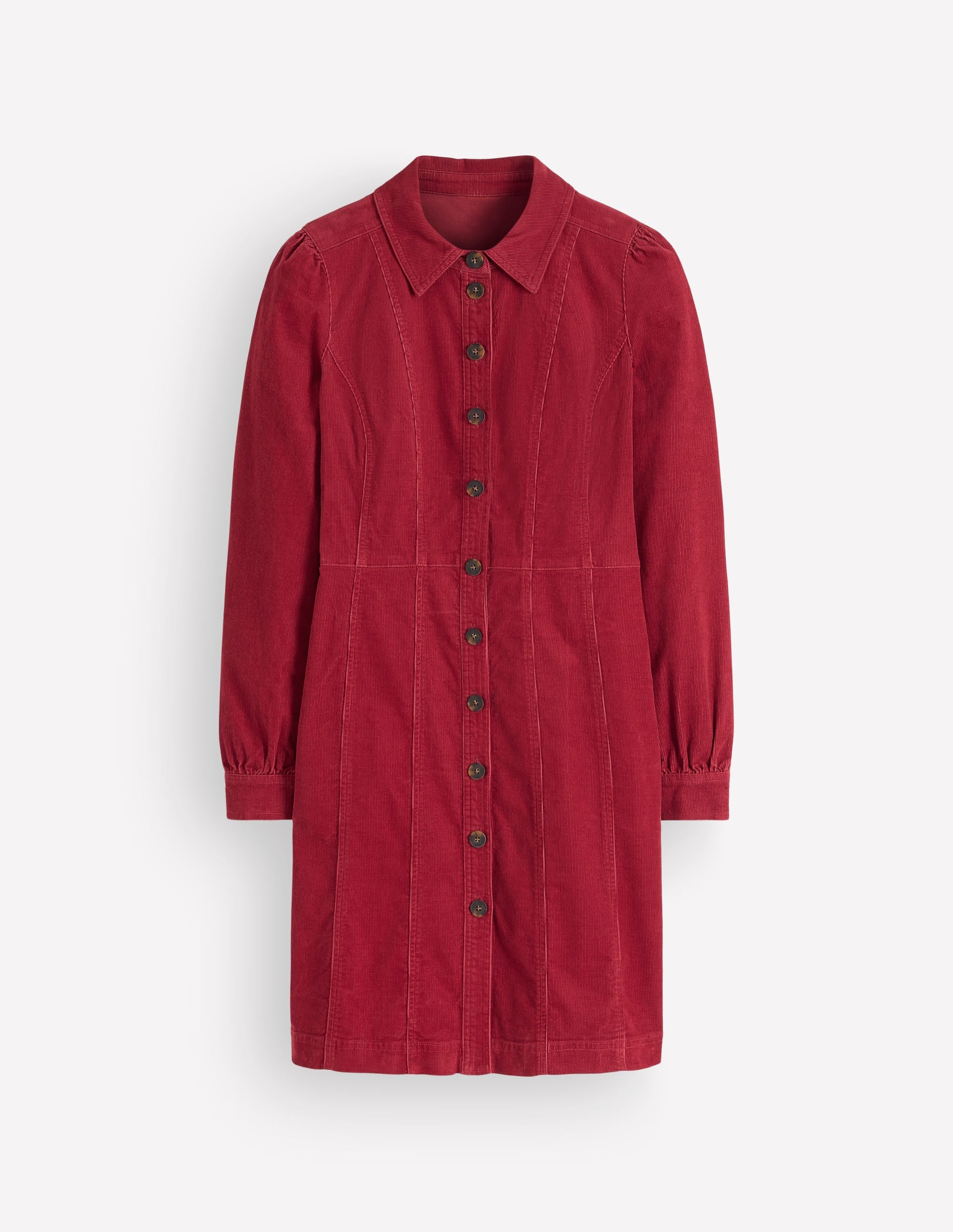 Rhoda Cord Short Dress-Red Earth - Image 4