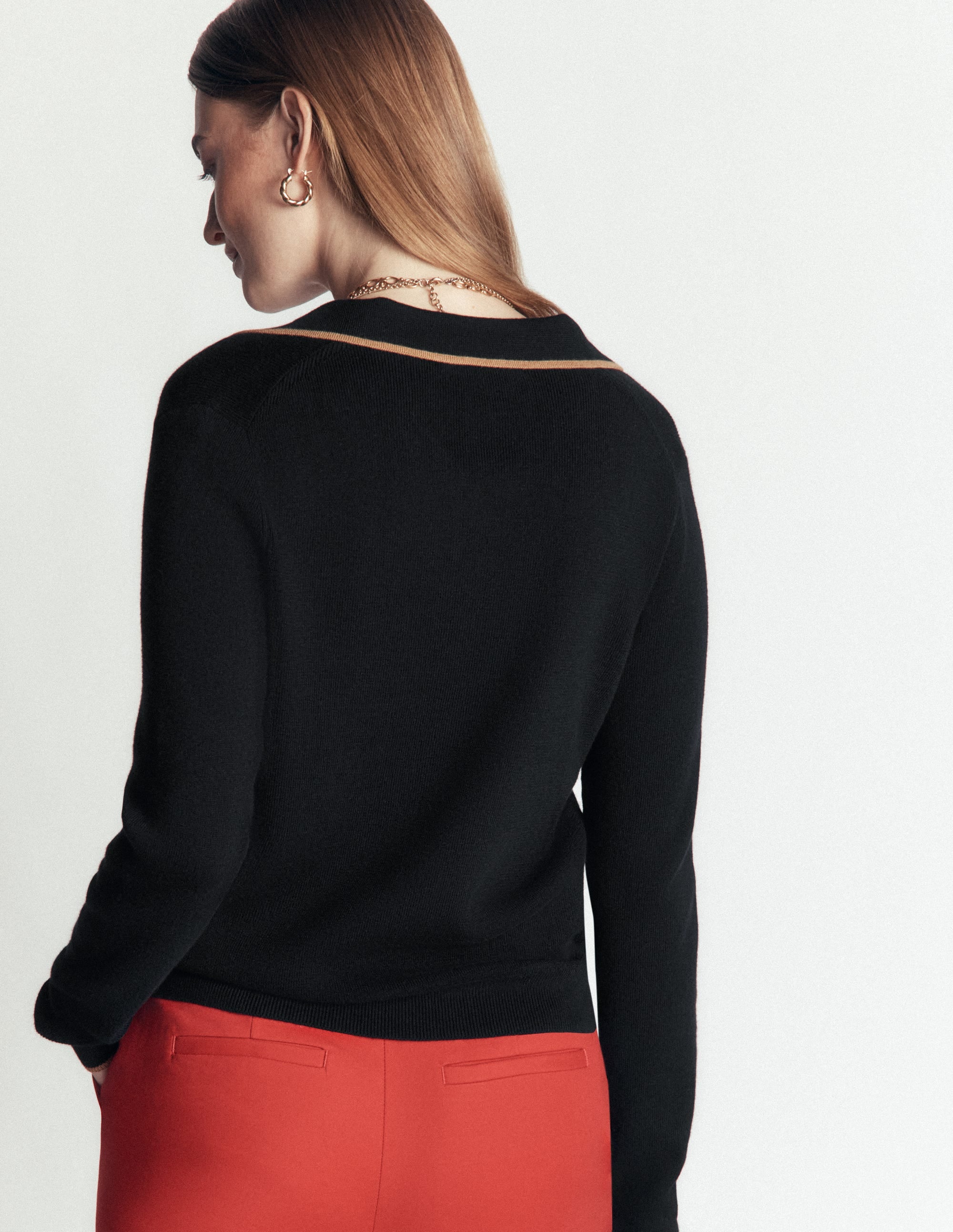 Liz Henley Jumper-Black - Image 3