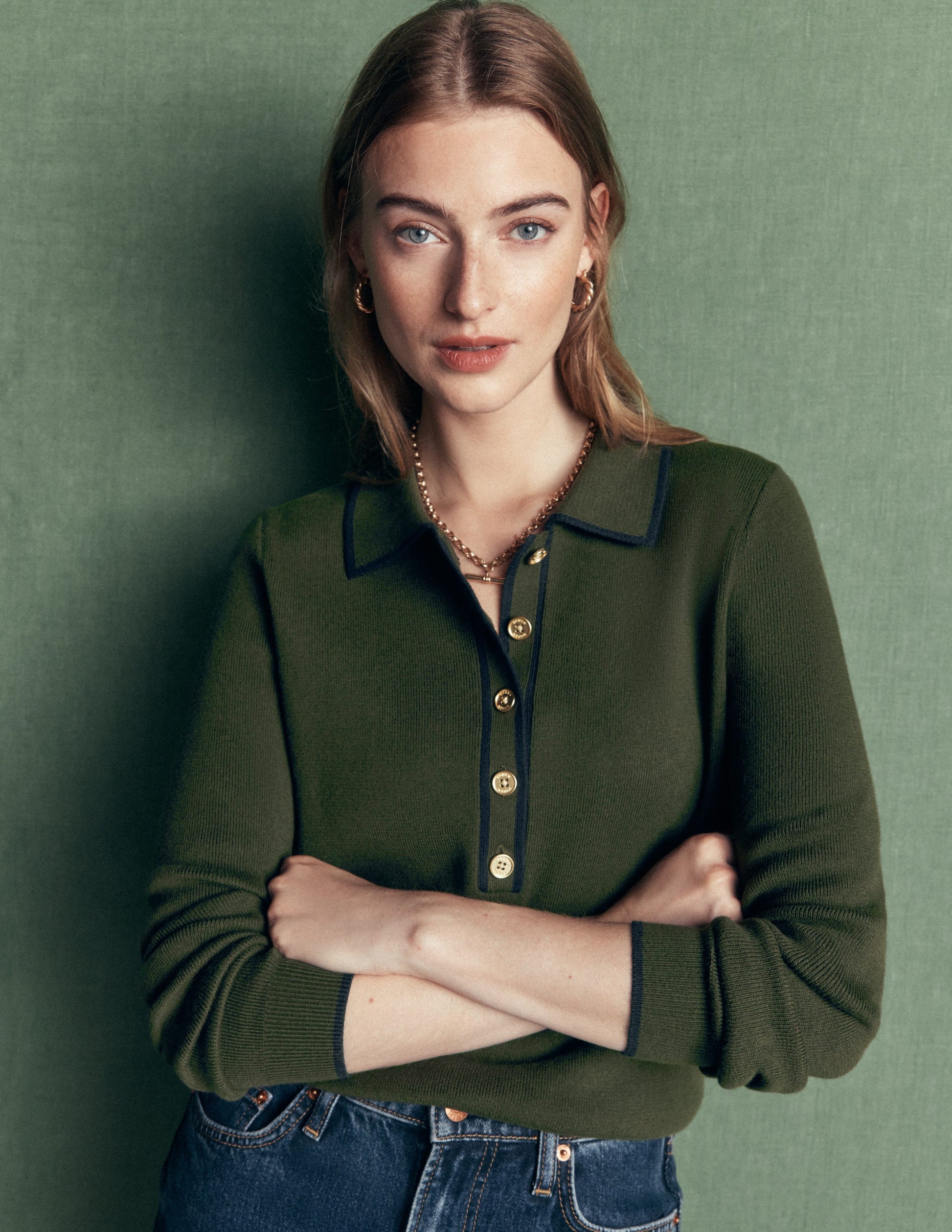 Liz Henley Jumper-Forest Glade-1