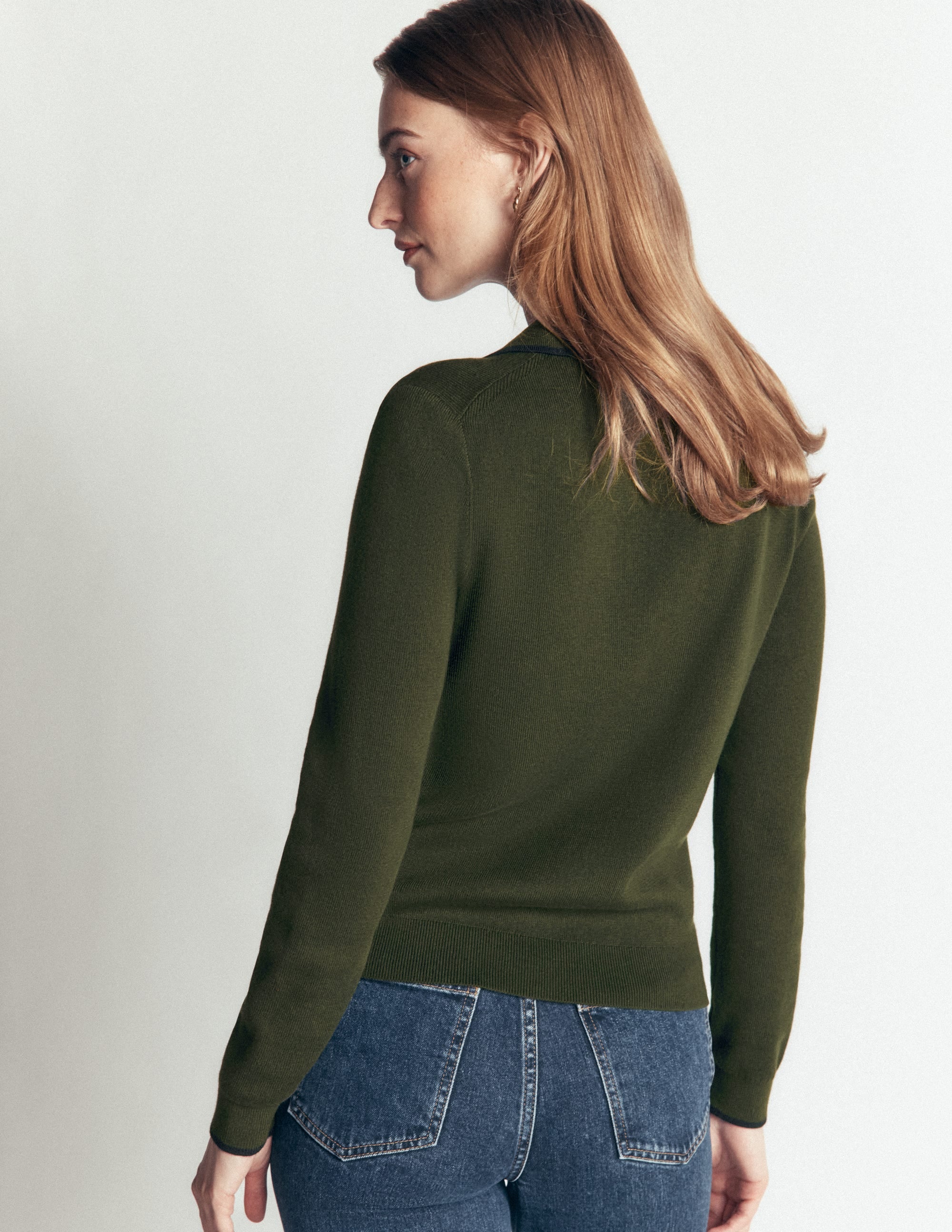 Liz Henley Jumper-Forest Glade - Image 3