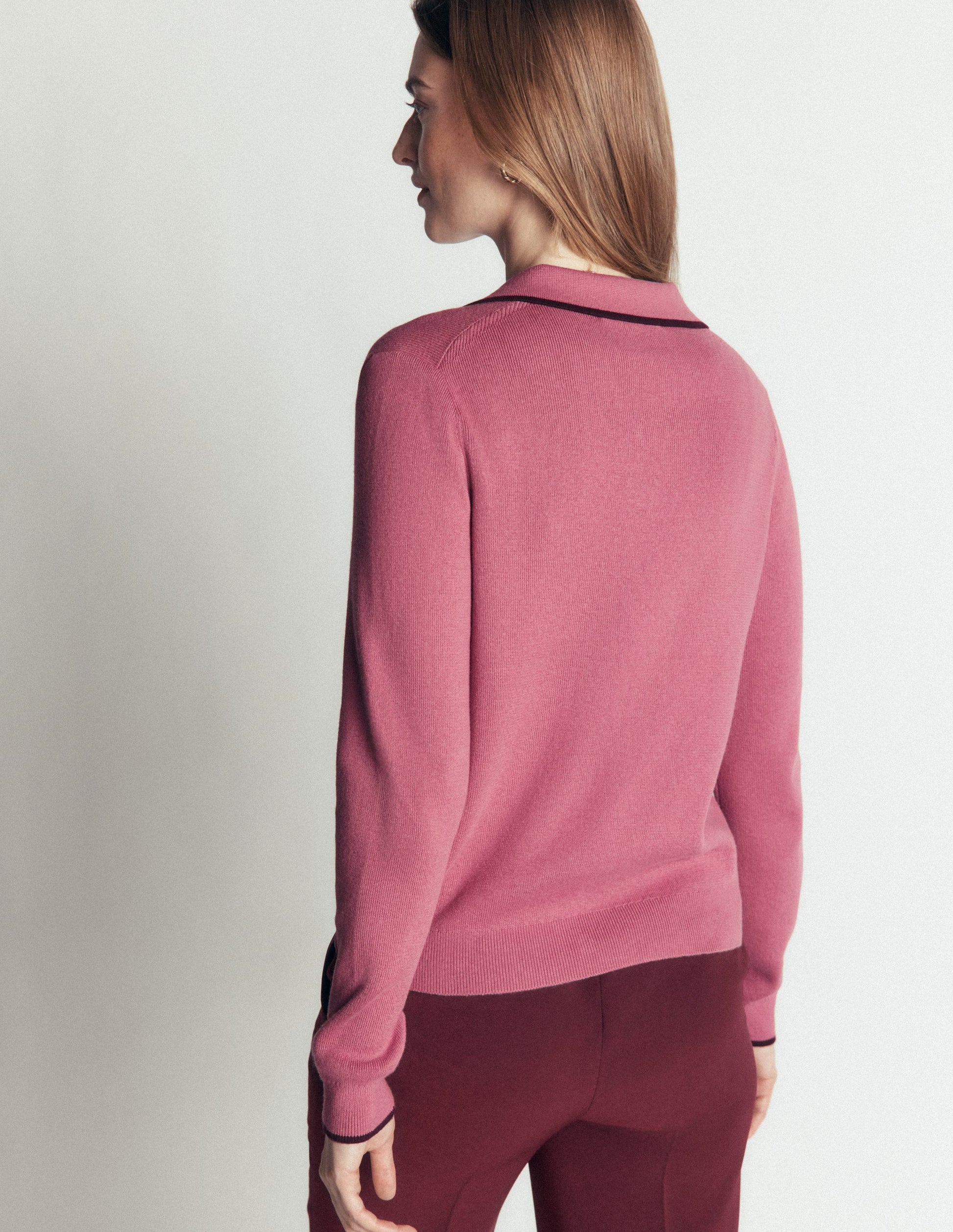 Liz Henley Jumper-Pink Heather-3