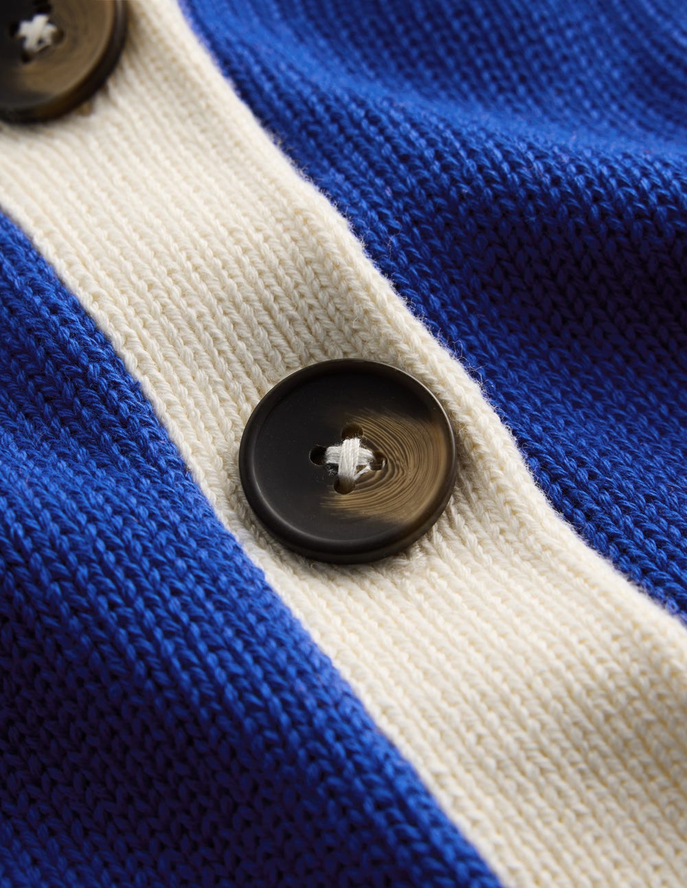 Lucy Relaxed Cotton Cardigan-Bright Blue, Colour Block-9