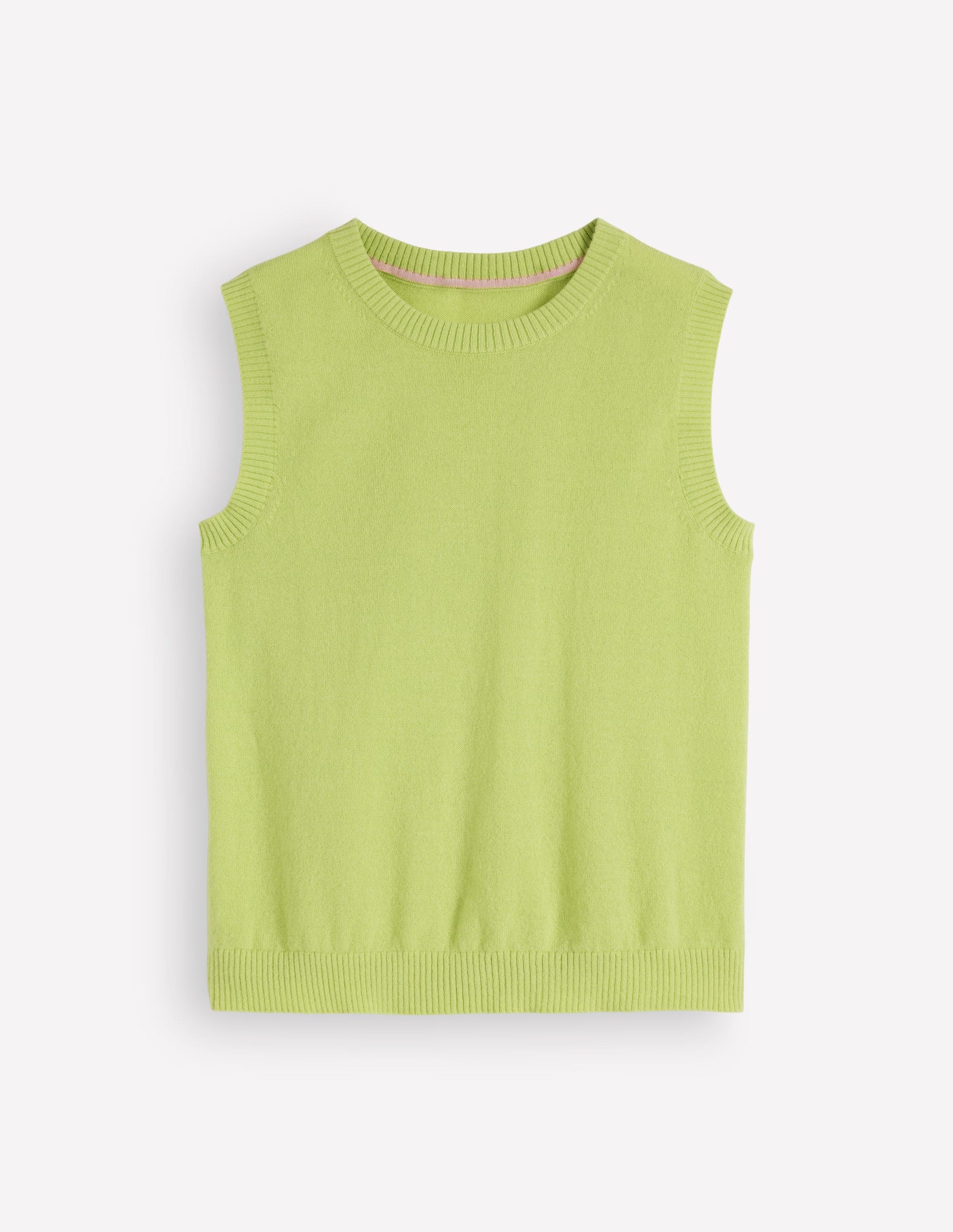 Elsie Cashmere Tank-Sweet Mint-8