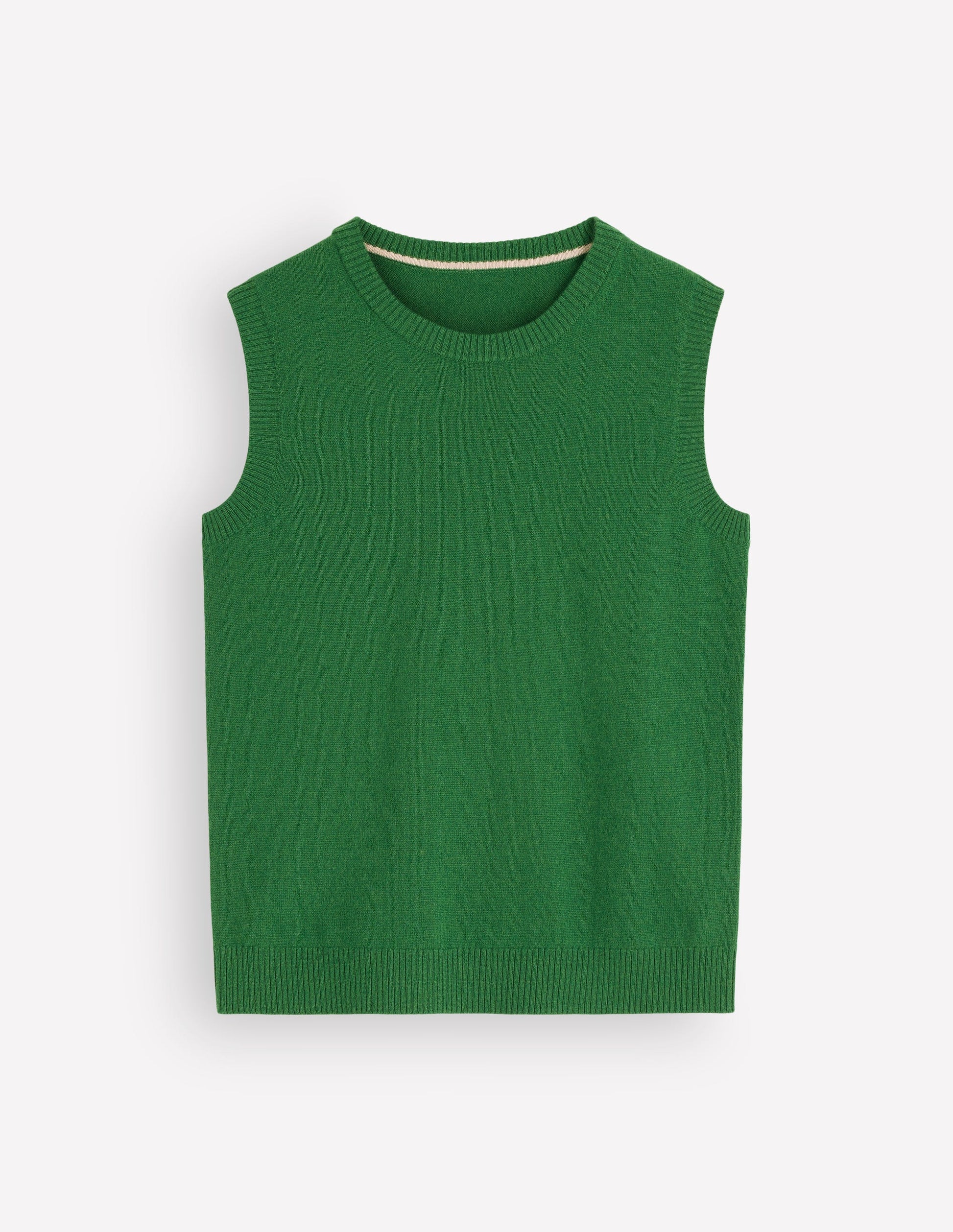 Elsie Cashmere Tank-Fresh Green-7