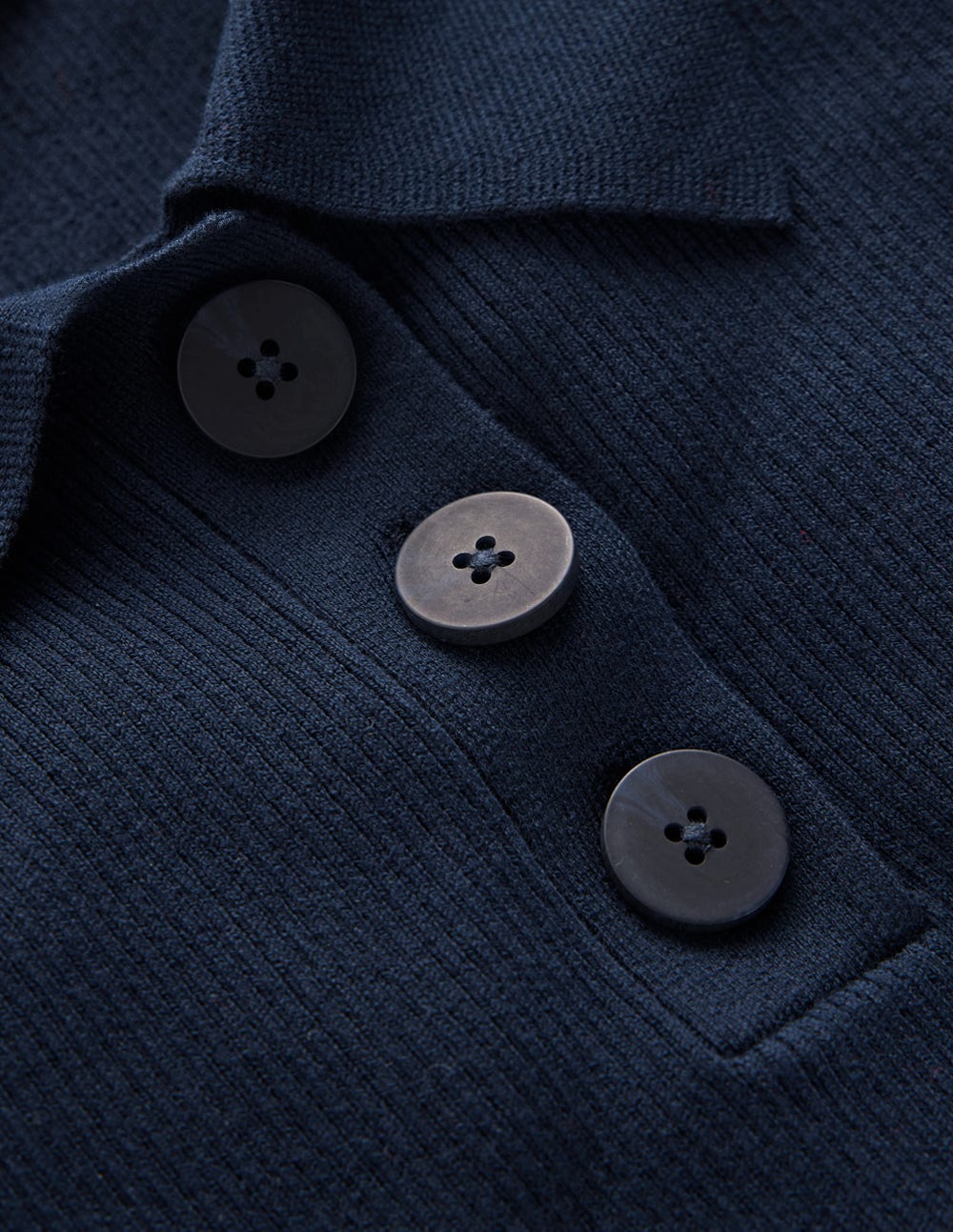 Rhianne Cotton Rib Jumper-Navy-6
